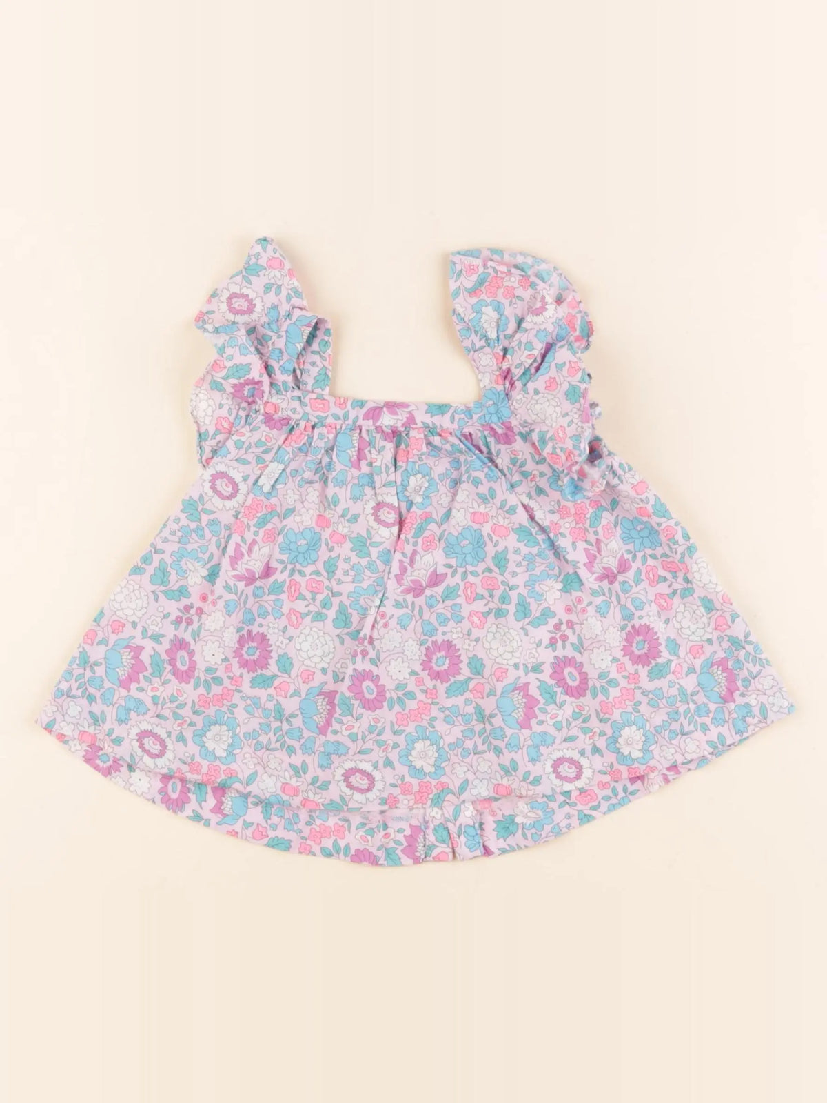 Jacadi - blouse liberty multicolore - 12 mois