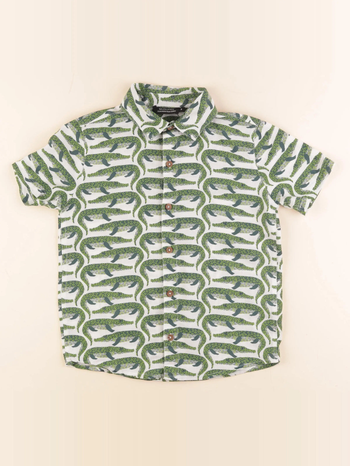 Monoprix - chemise multicolore - 8 ans
