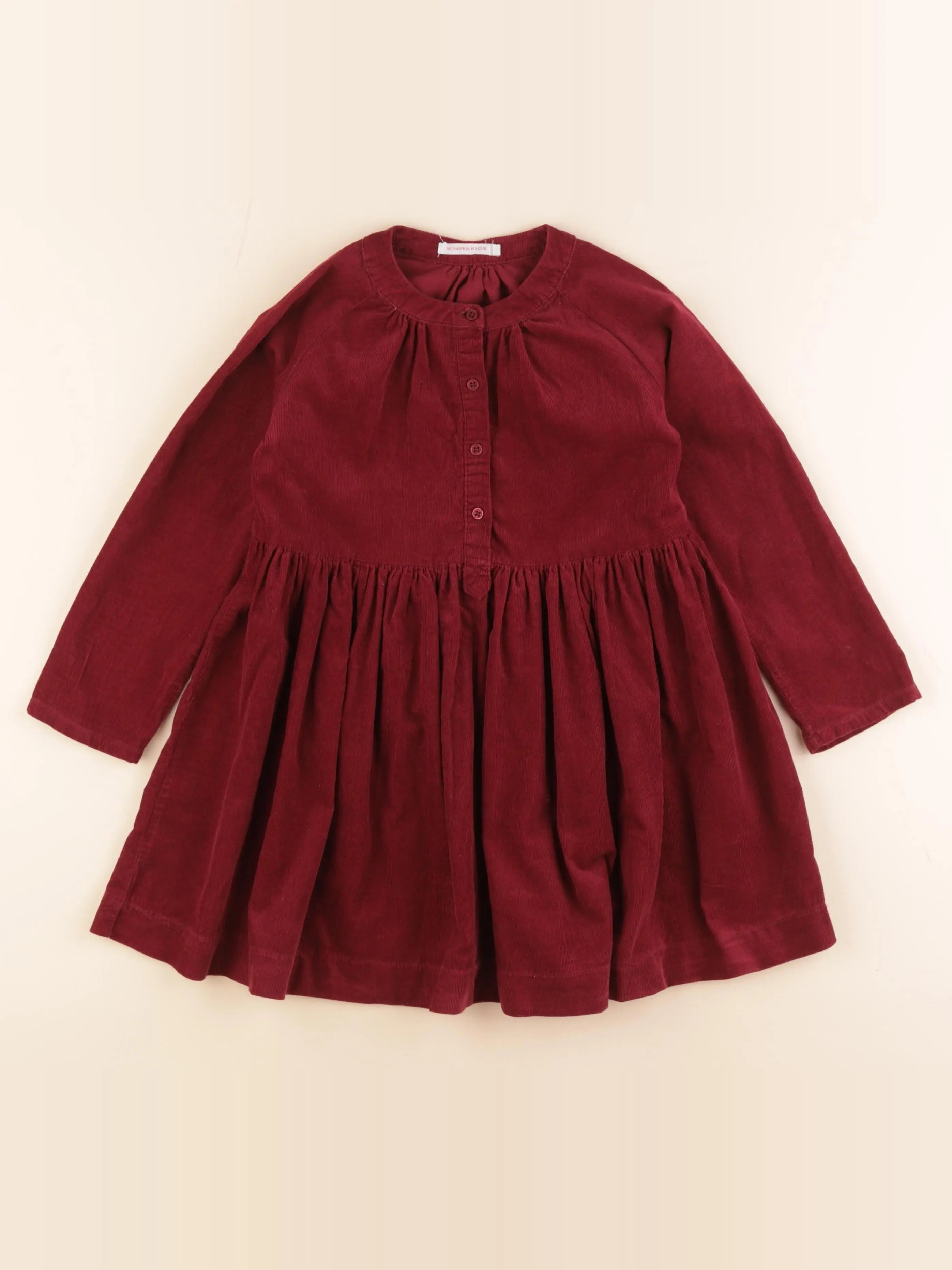 Monoprix - robe rouge - 5 ans