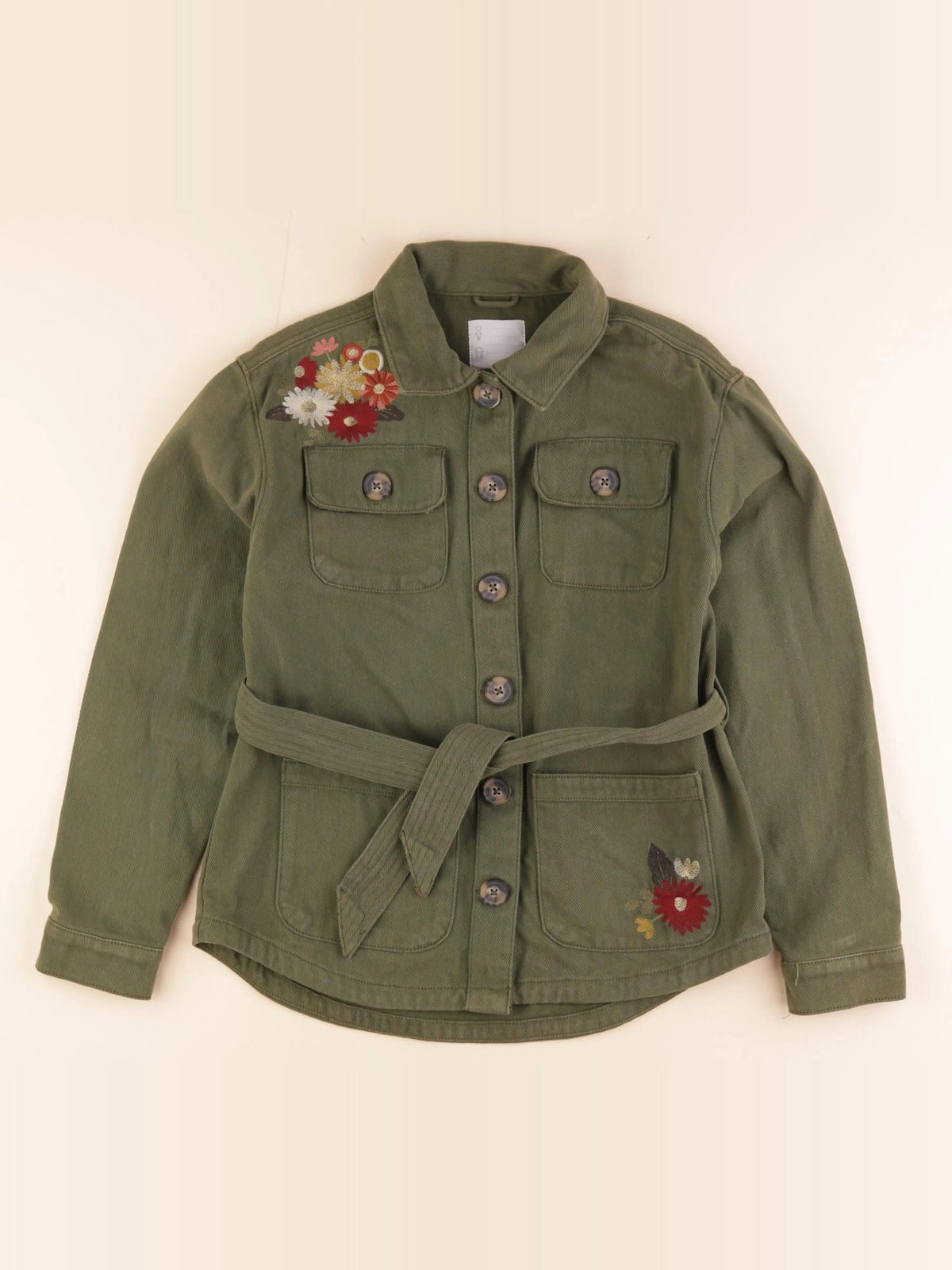 Vertbaudet - veste vert - 12 ans