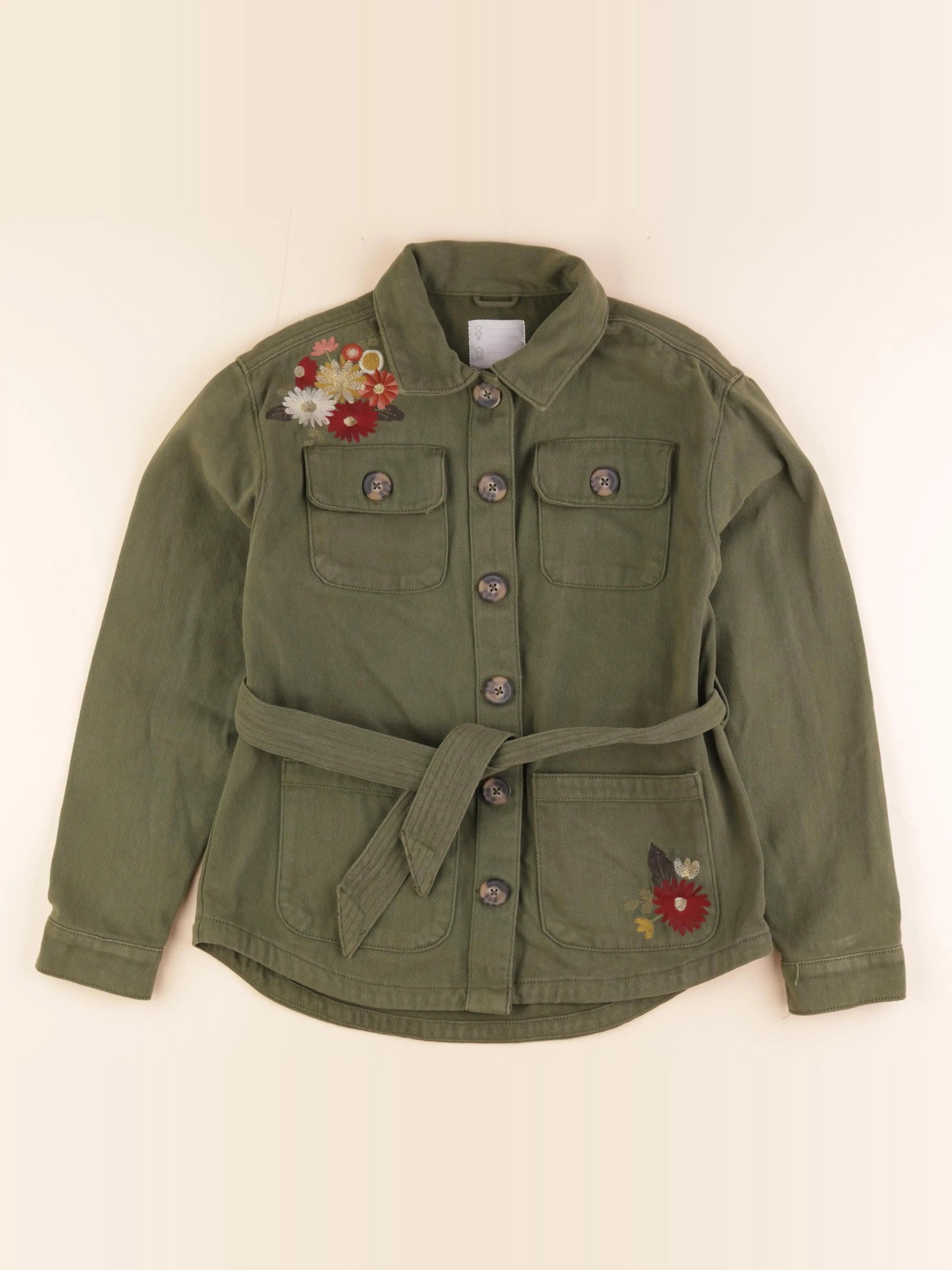 Vertbaudet - veste vert - 12 ans