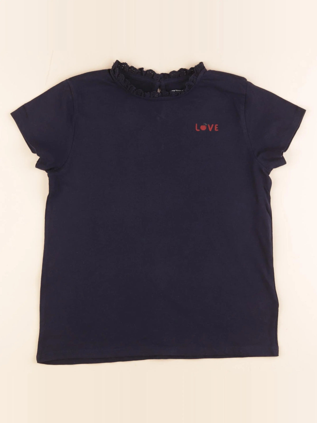 Vertbaudet - tee-shirt bleu - 12 ans