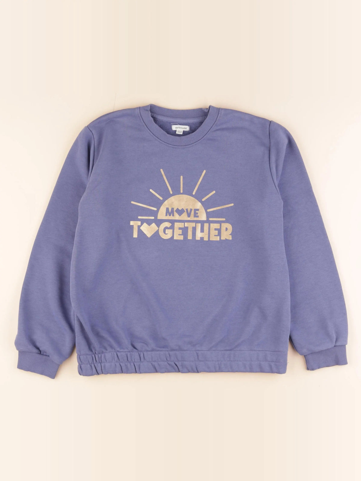 Vertbaudet - sweat bleu - 12 ans