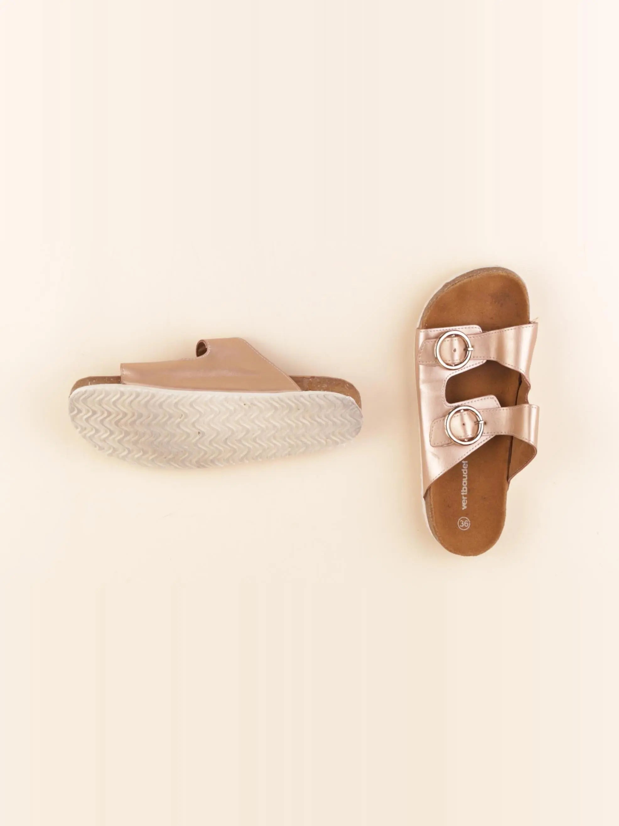 Vertbaudet - sandales bronze - pointure 36