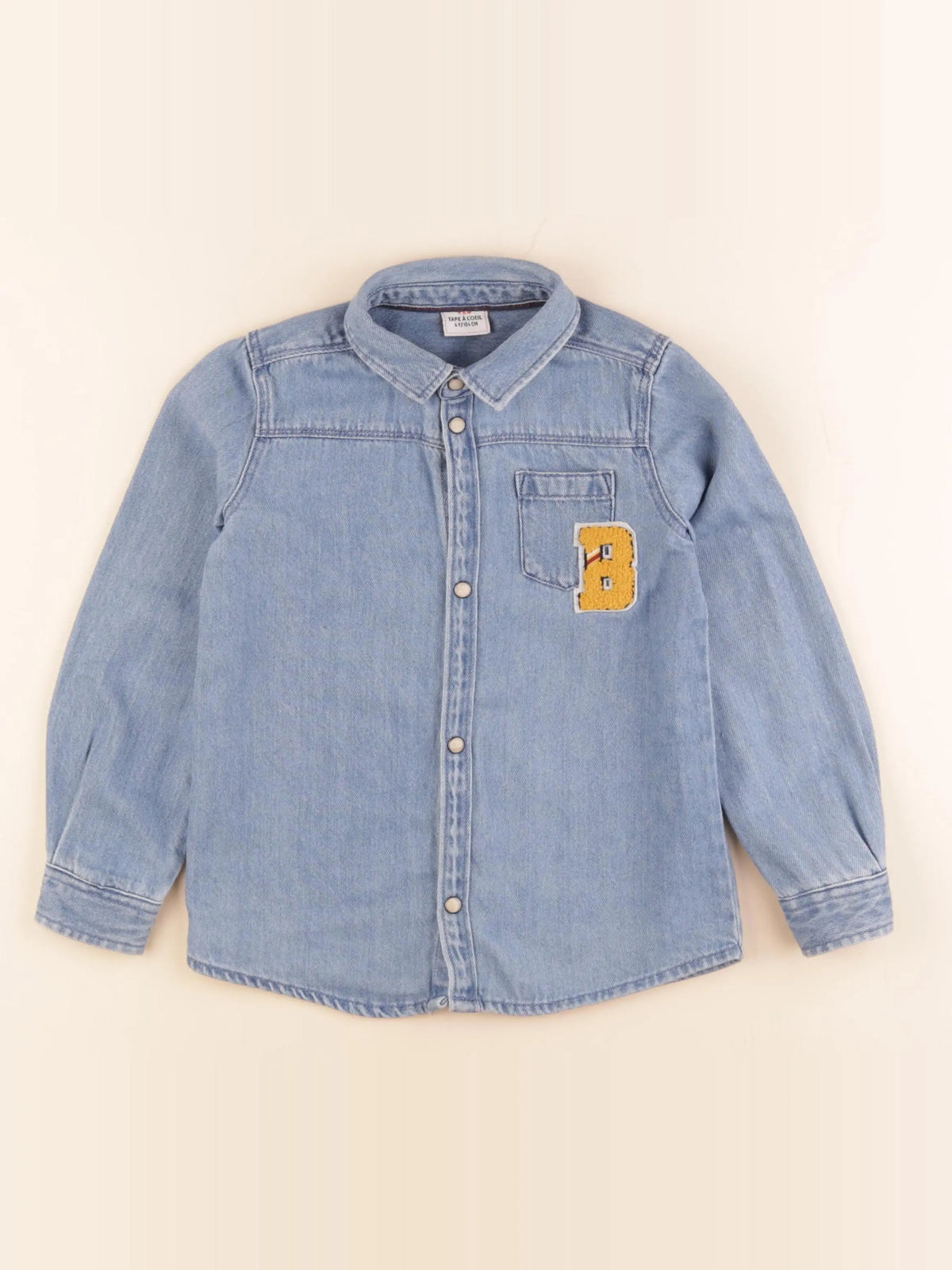 Tape à l'oeil - chemise bleu - 4 ans