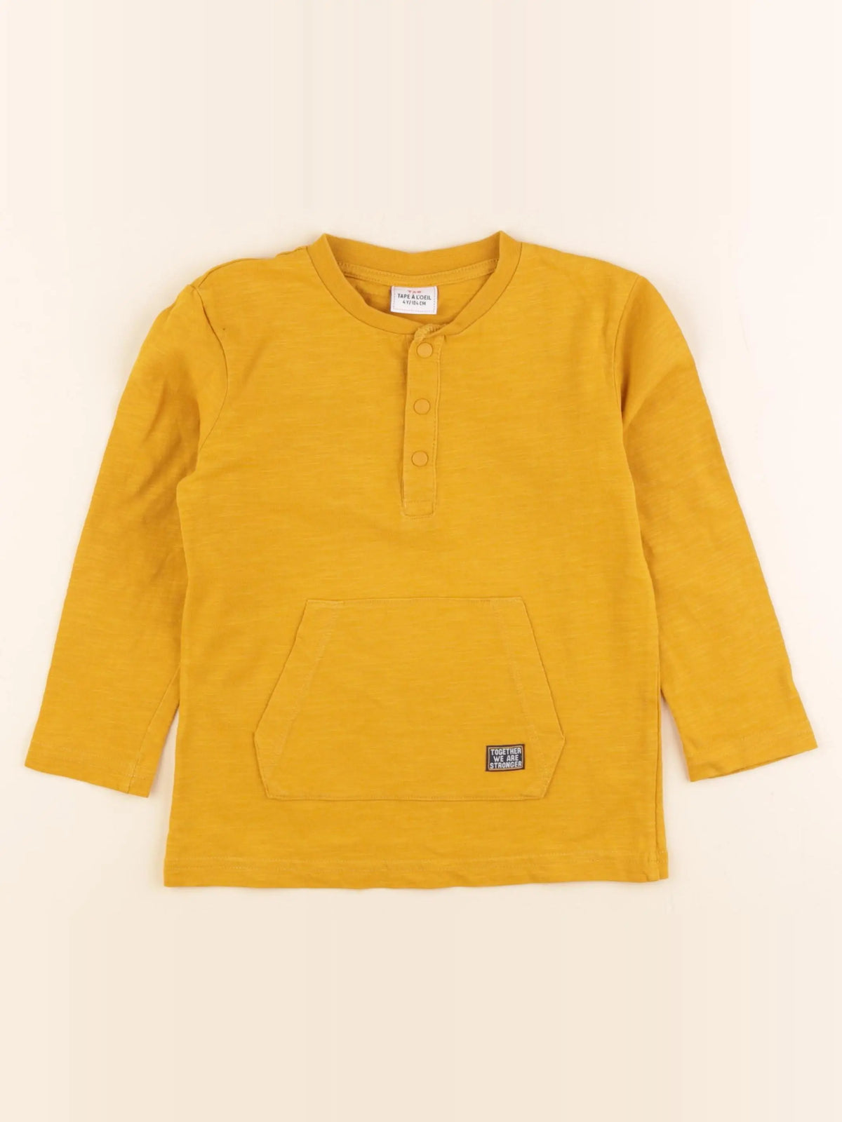 Tape à l'oeil - tee-shirt jaune - 4 ans