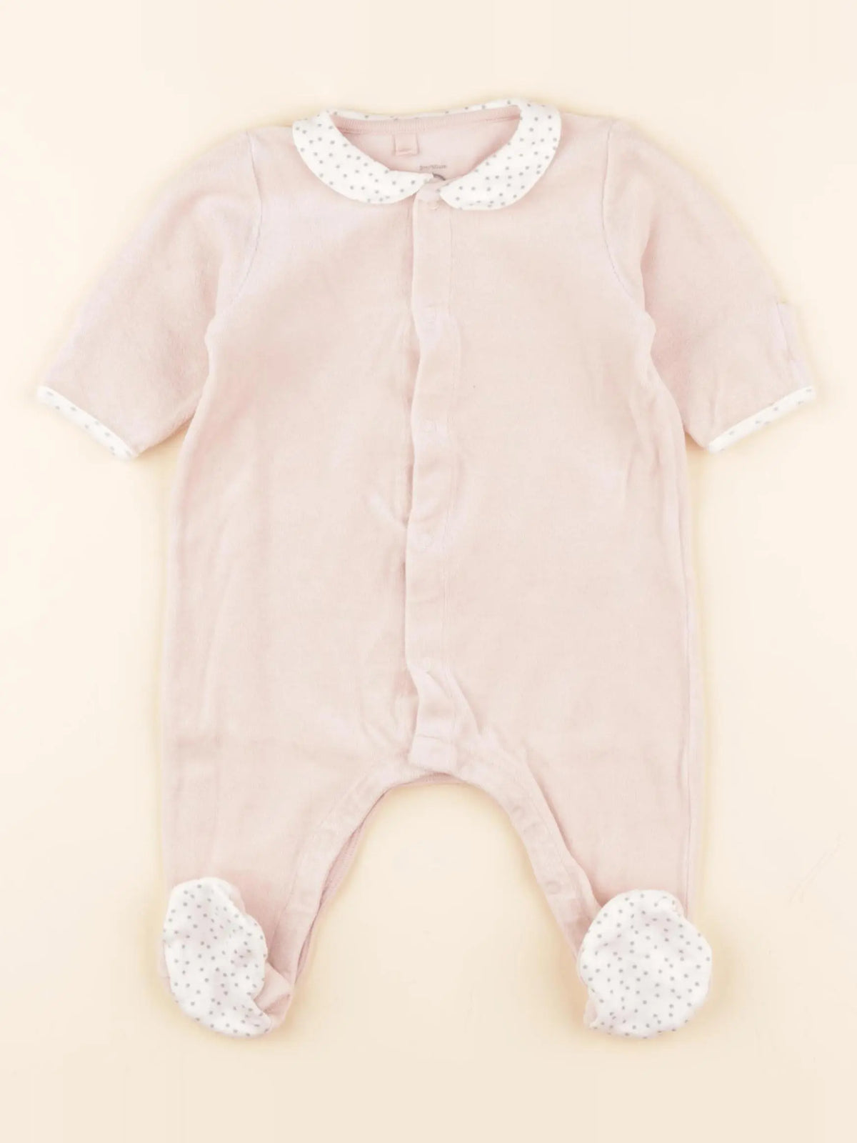 Pyjama velours rose