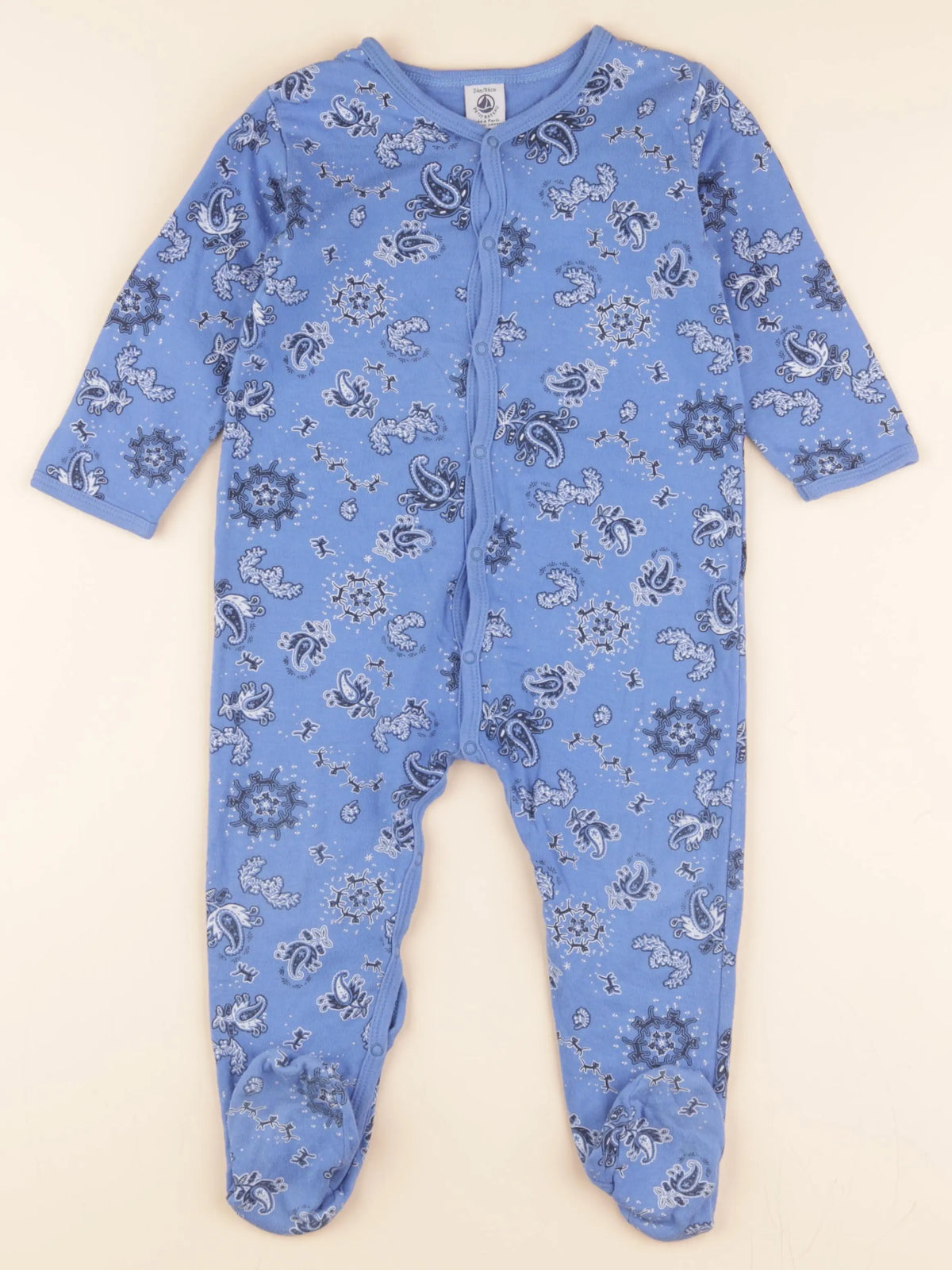 Pyjama coton bleu