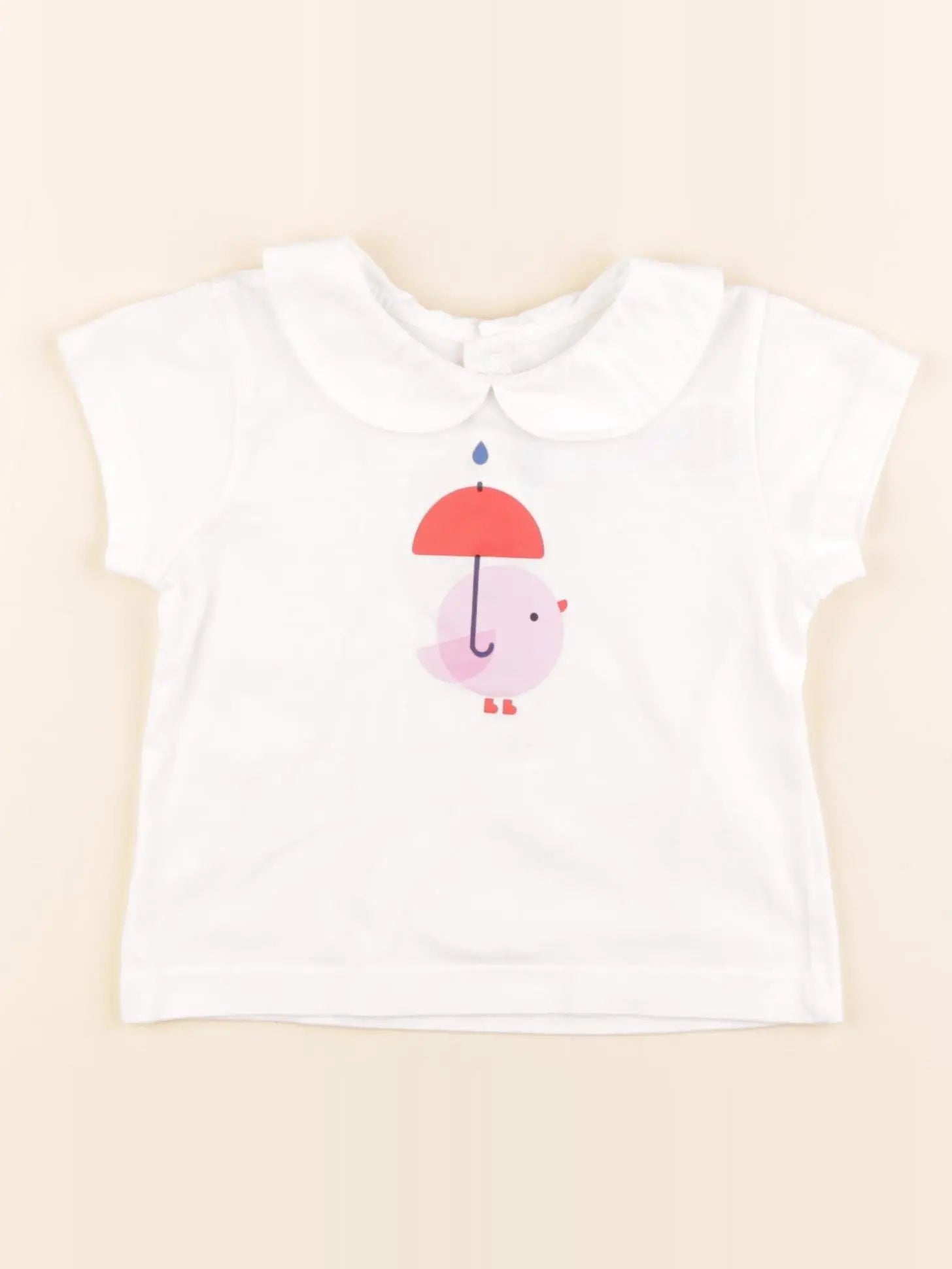 Jacadi - tee-shirt blanc - 18 mois