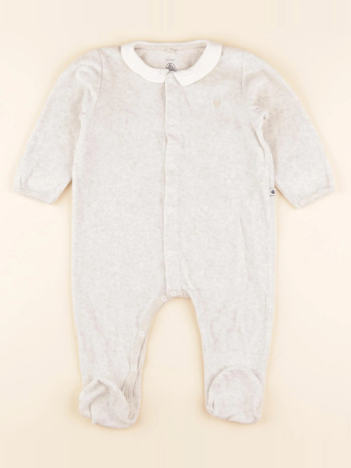Pyjama velours beige