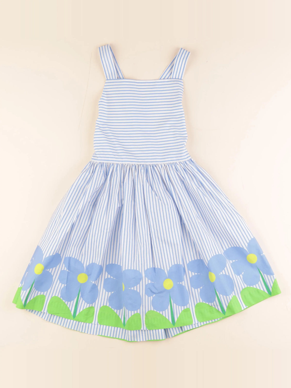 Jacadi - robe bleu, blanc - 8 ans