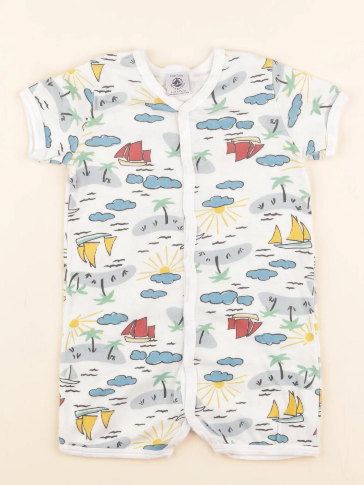 Pyjama coton multicolore