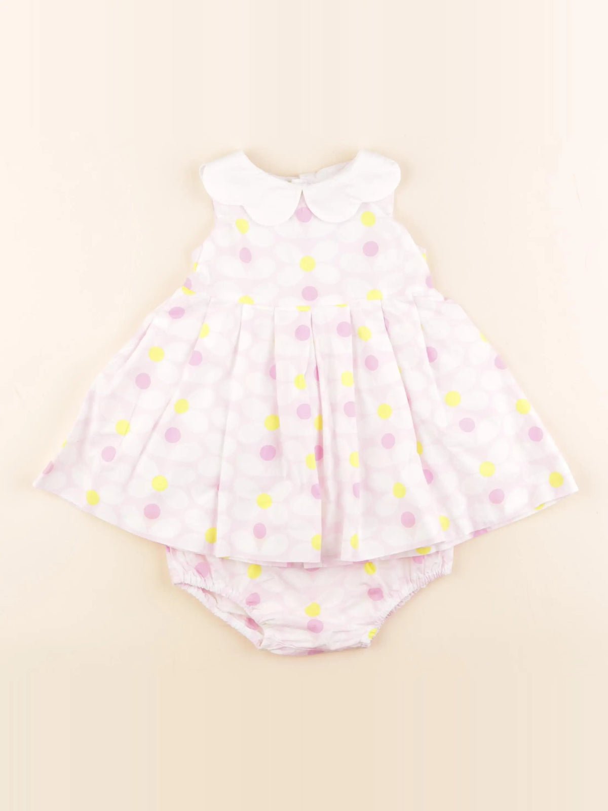 Jacadi - robe rose - 12 mois
