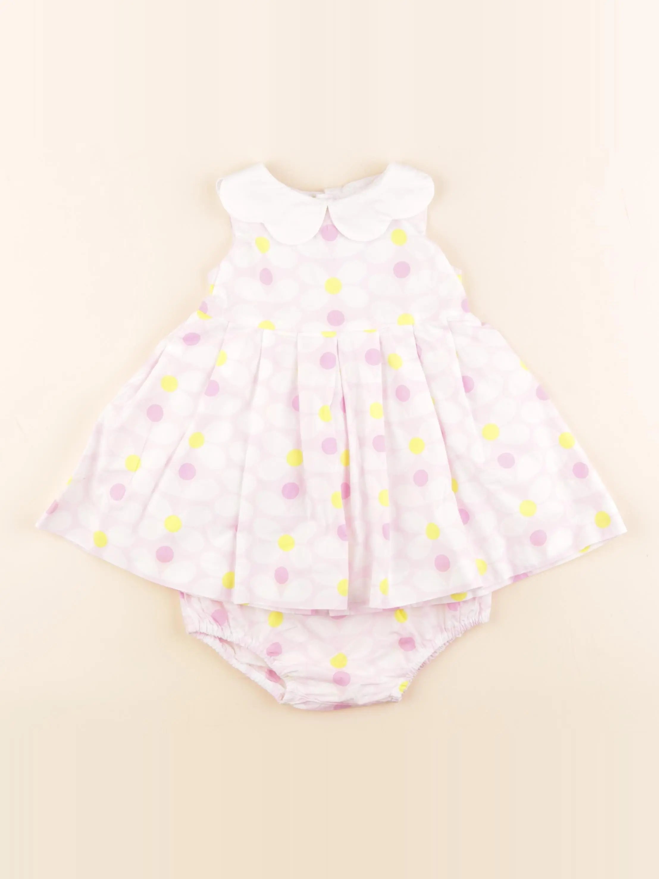 Jacadi - robe rose - 12 mois