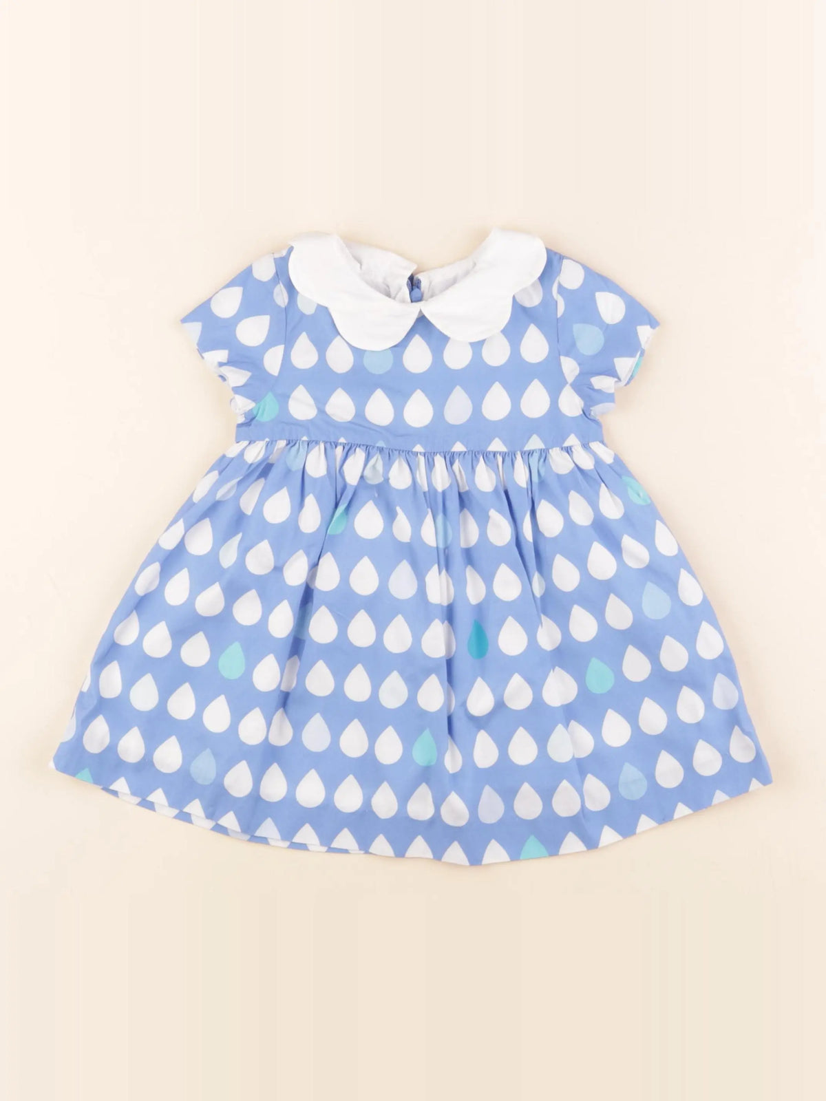 Jacadi - robe bleu - 12 mois