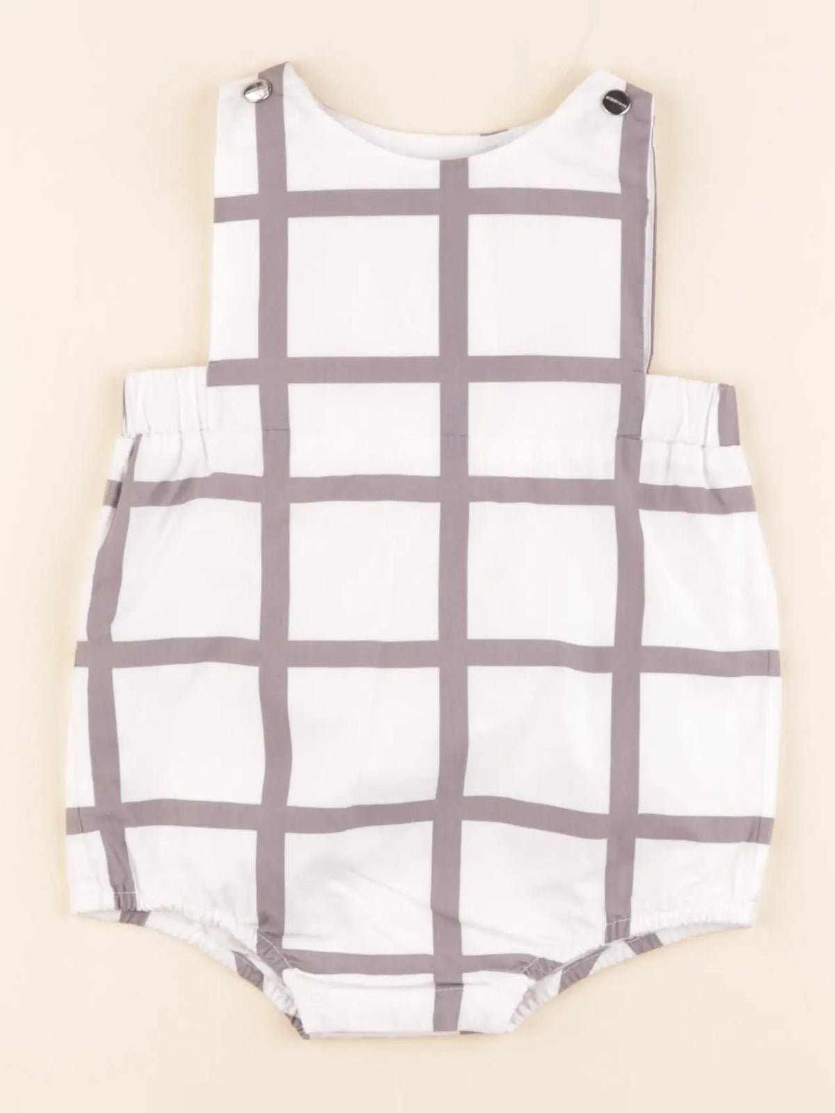 Jacadi - salopette blanc, gris - 6 mois