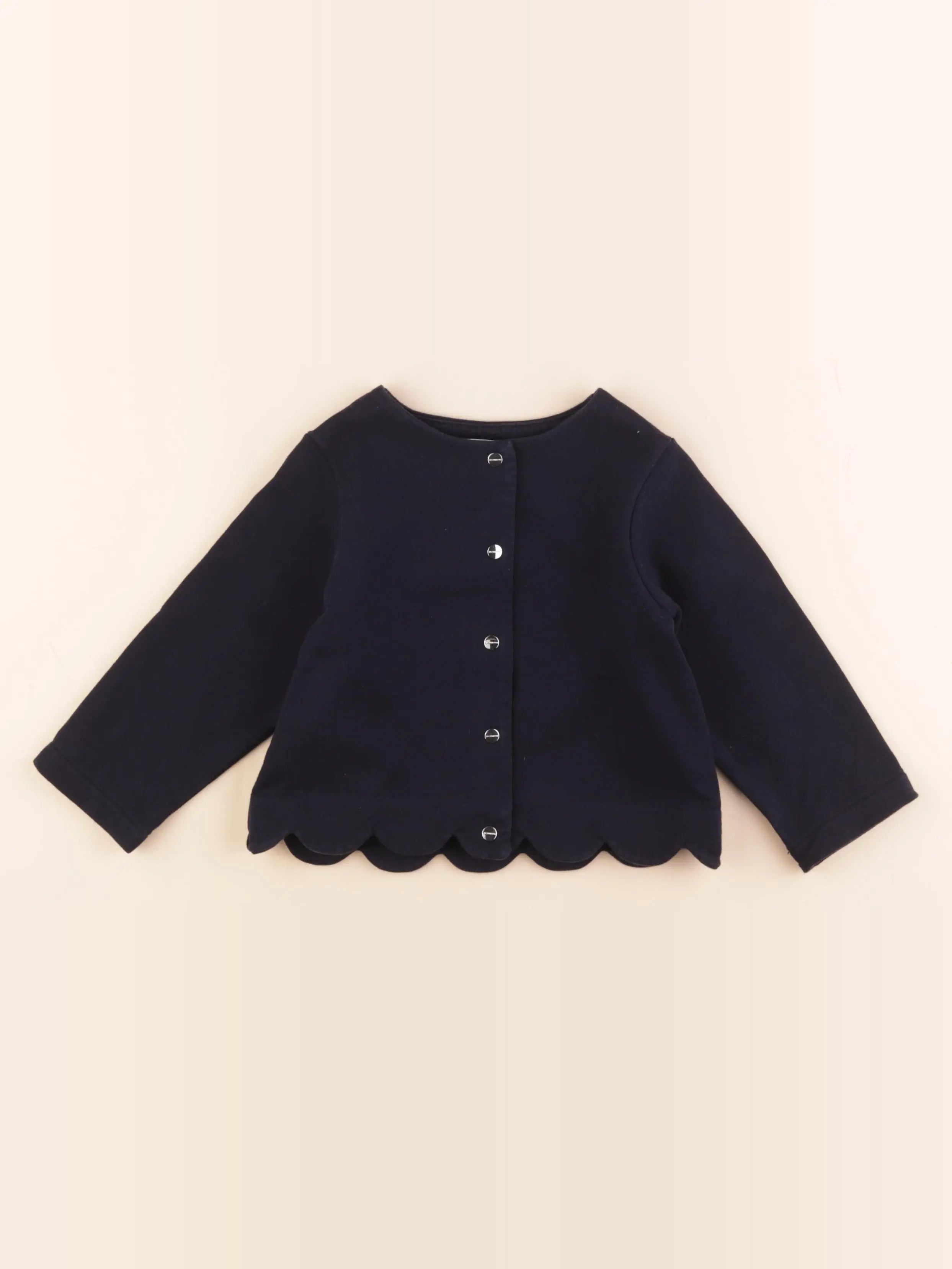 Jacadi - sweat bleu - 24 mois