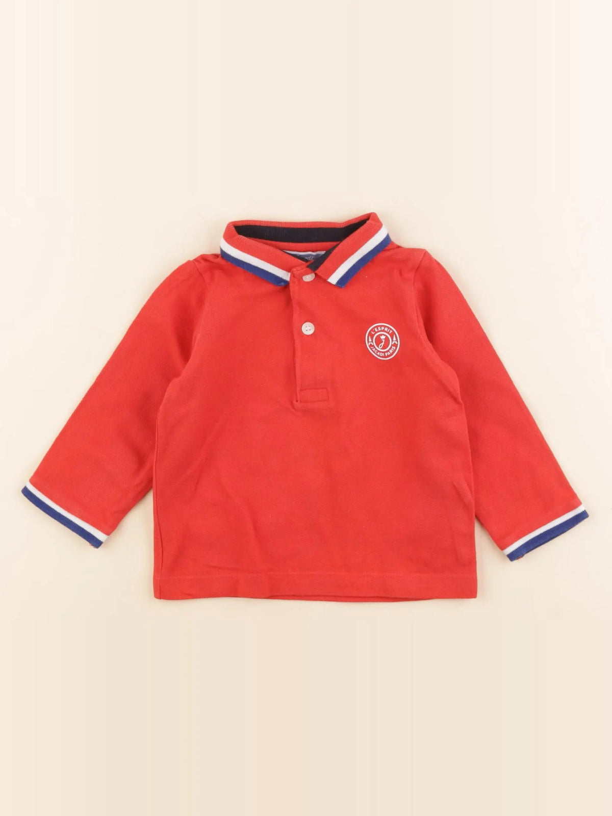 Jacadi - polo rouge - 12 mois