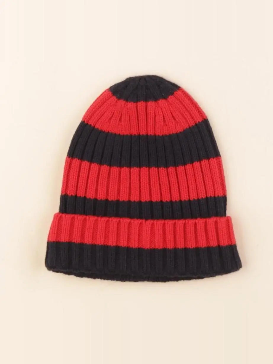 Jacadi - bonnet rouge, bleu - 18 mois