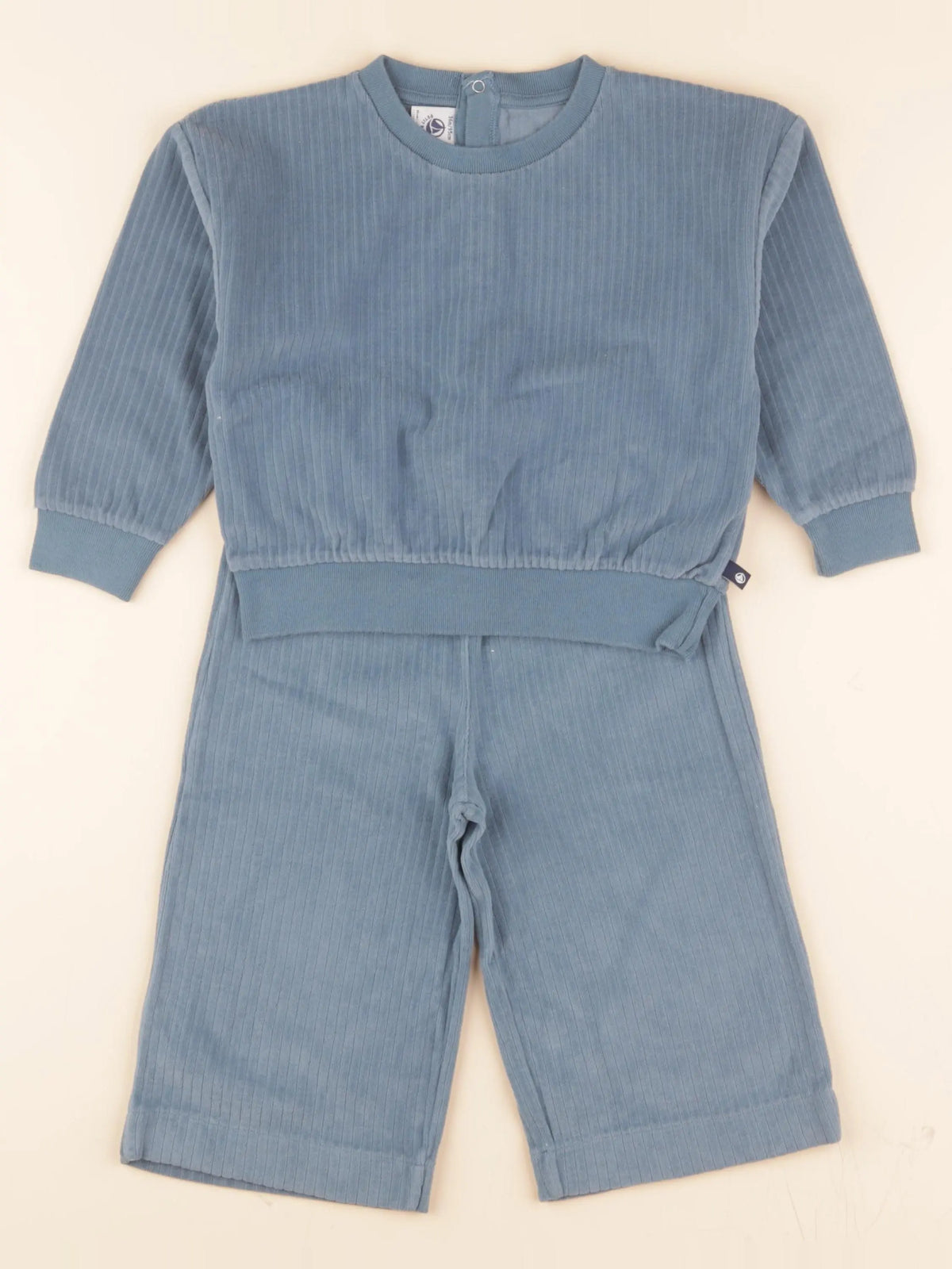 Pyjama velours bleu