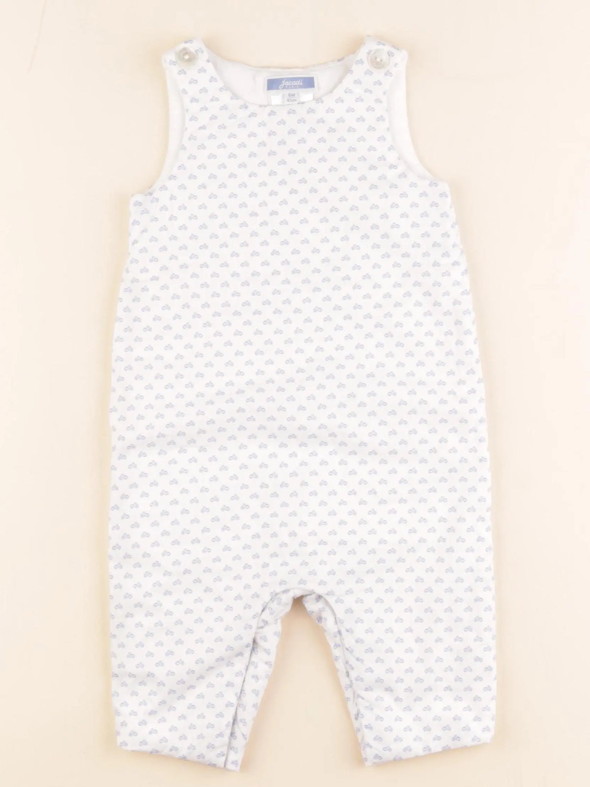 Jacadi - combinaison doublé bleu - 6 mois