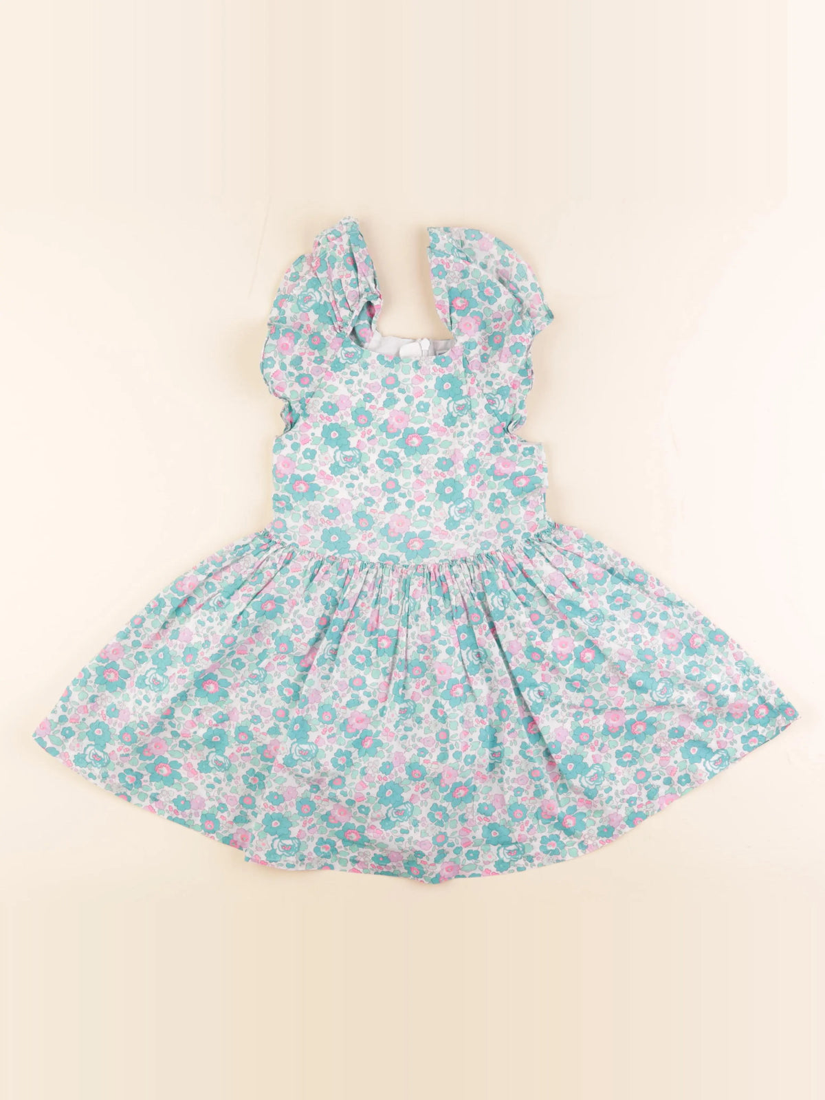 Jacadi - robe liberty vert - 4 ans