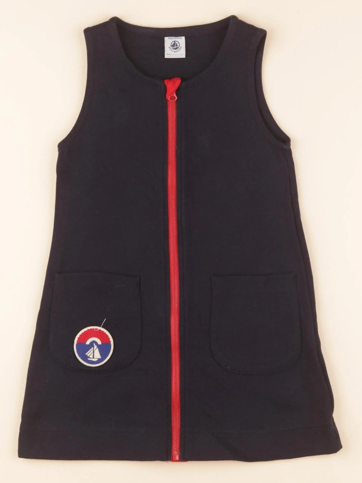 Robe bleu, rouge
