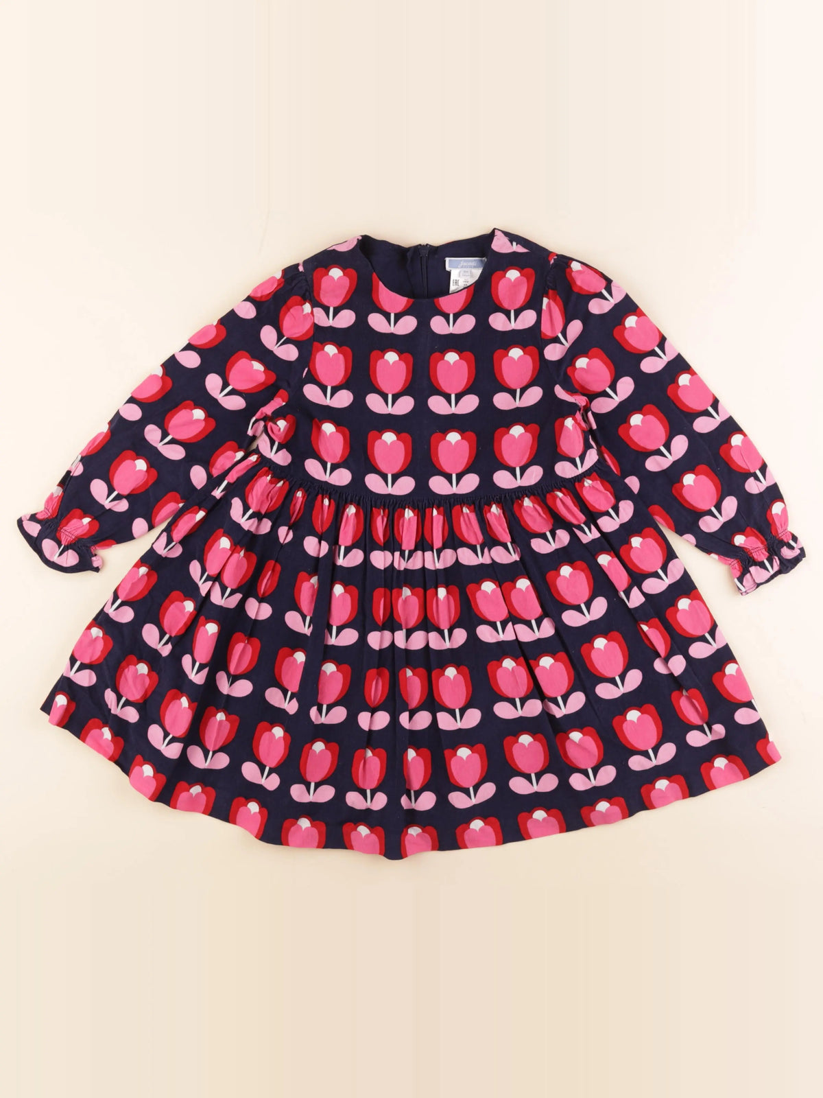 Jacadi - robe bleu, rose - 6 ans