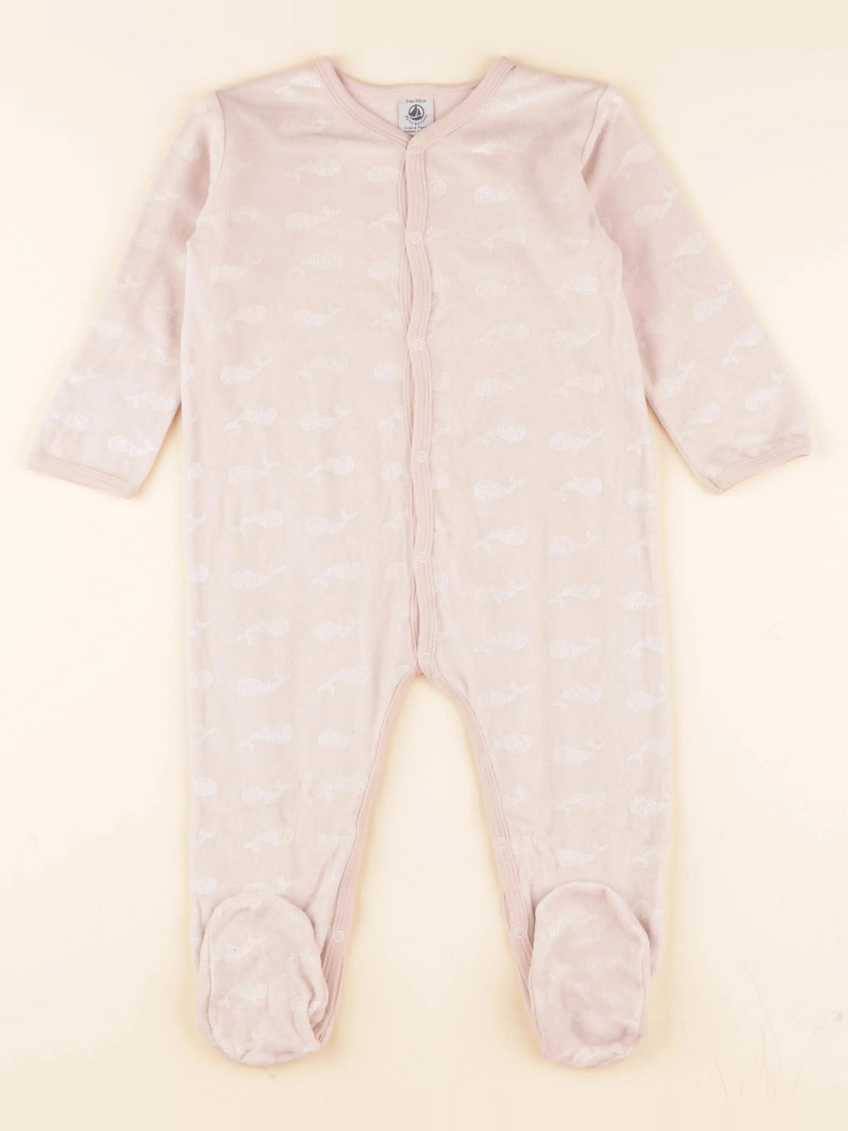 Pyjama velours rose