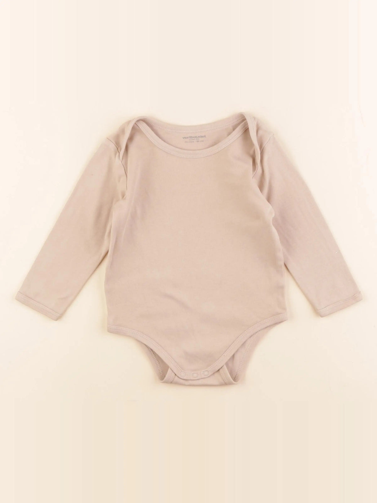 Vertbaudet - body beige - 24 mois
