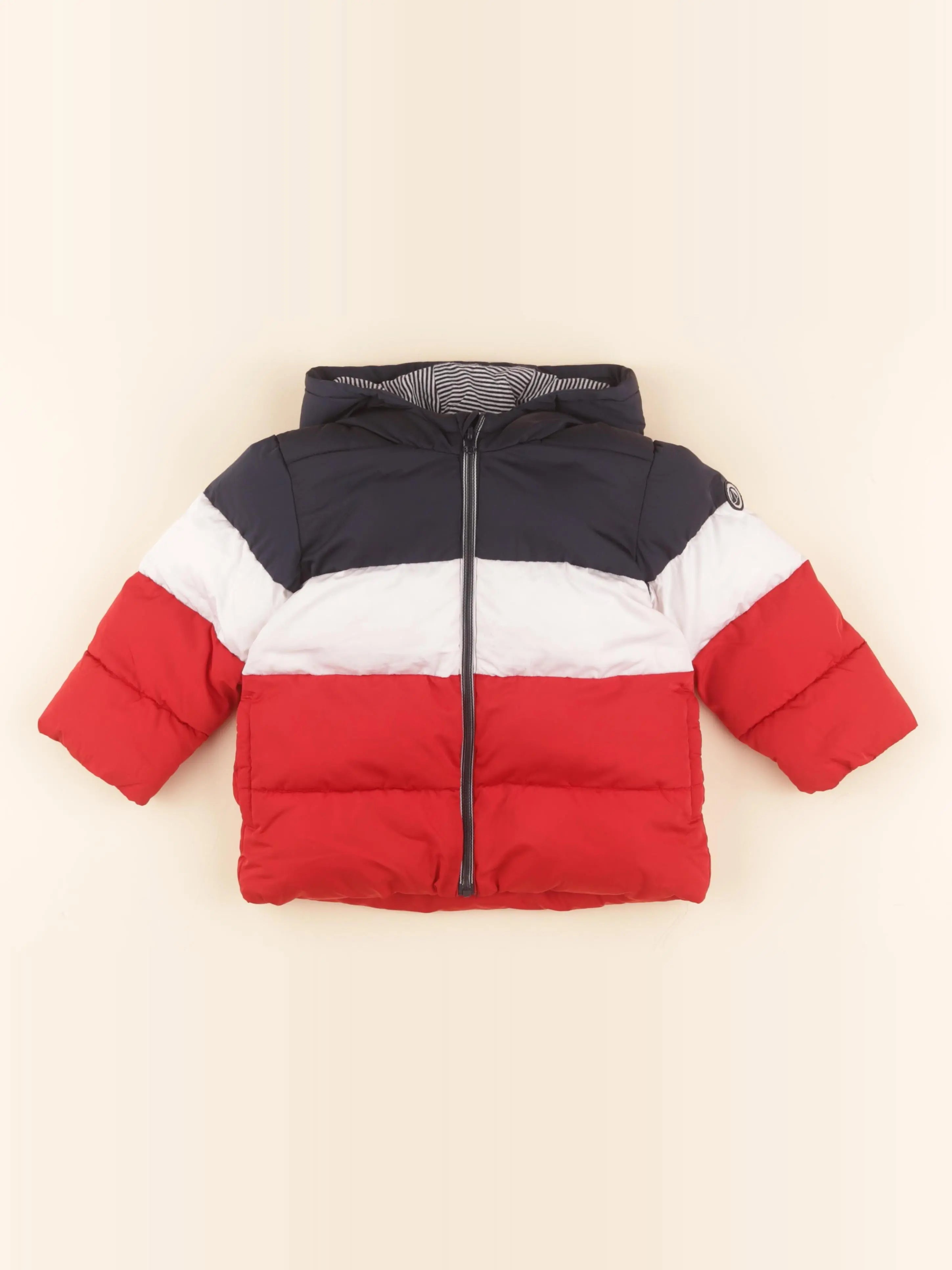 Doudoune multicolore