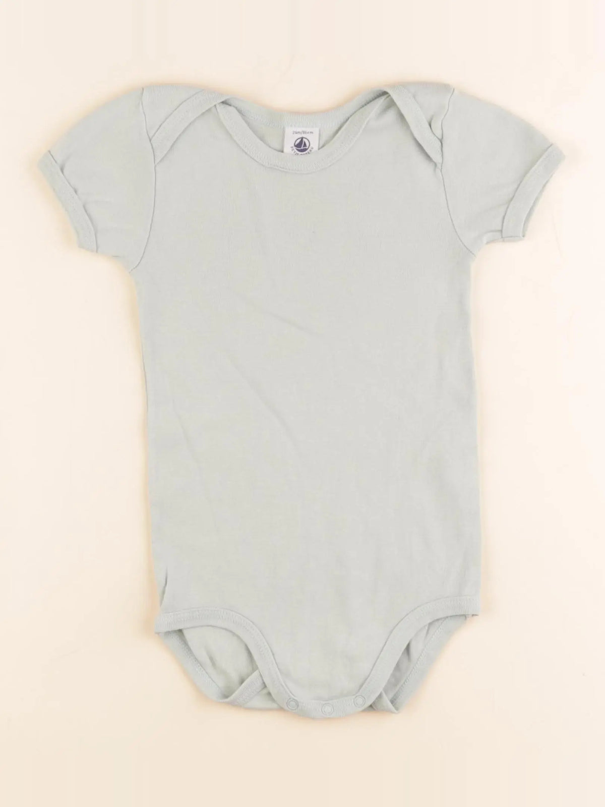Petit Bateau - body vert - 24 mois