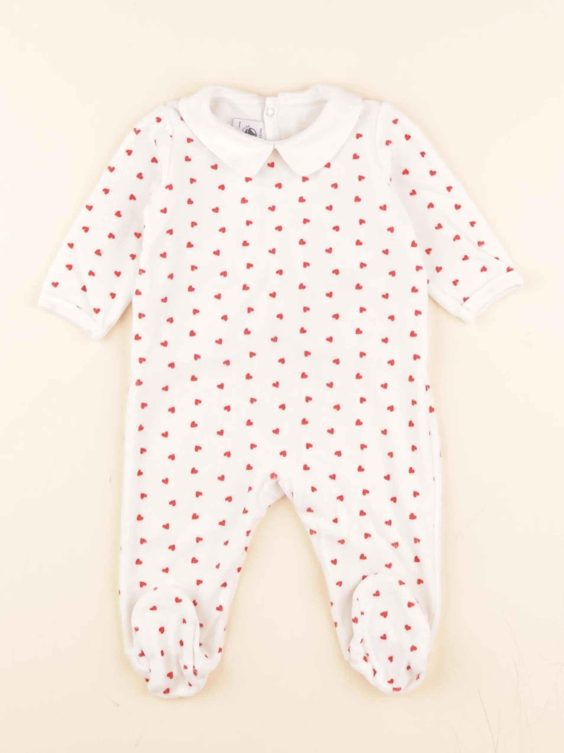 Pyjama velours blanc