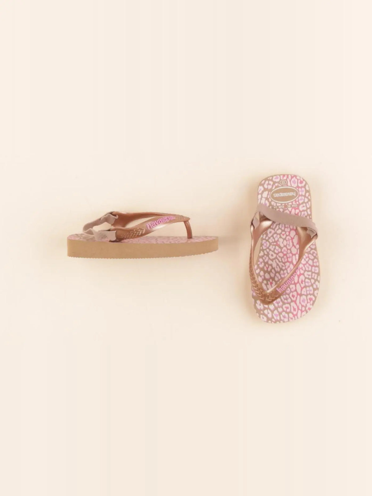 Havaianas - tongs rose, bronze - pointure 22