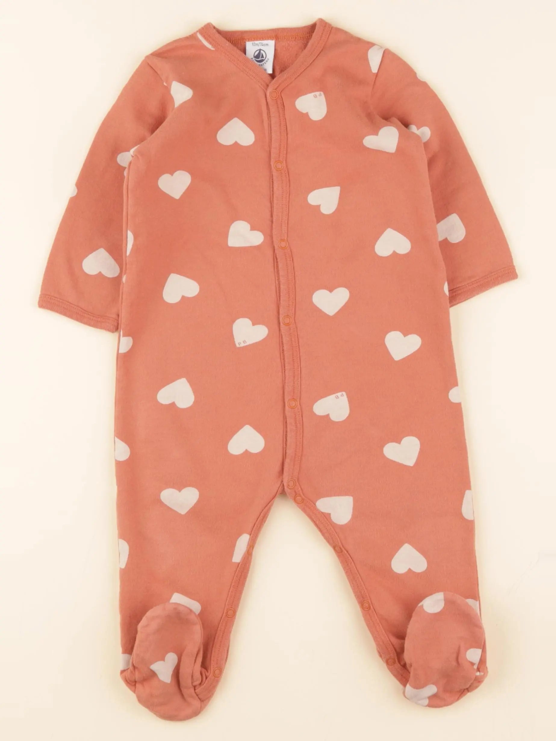 Pyjama coton orange