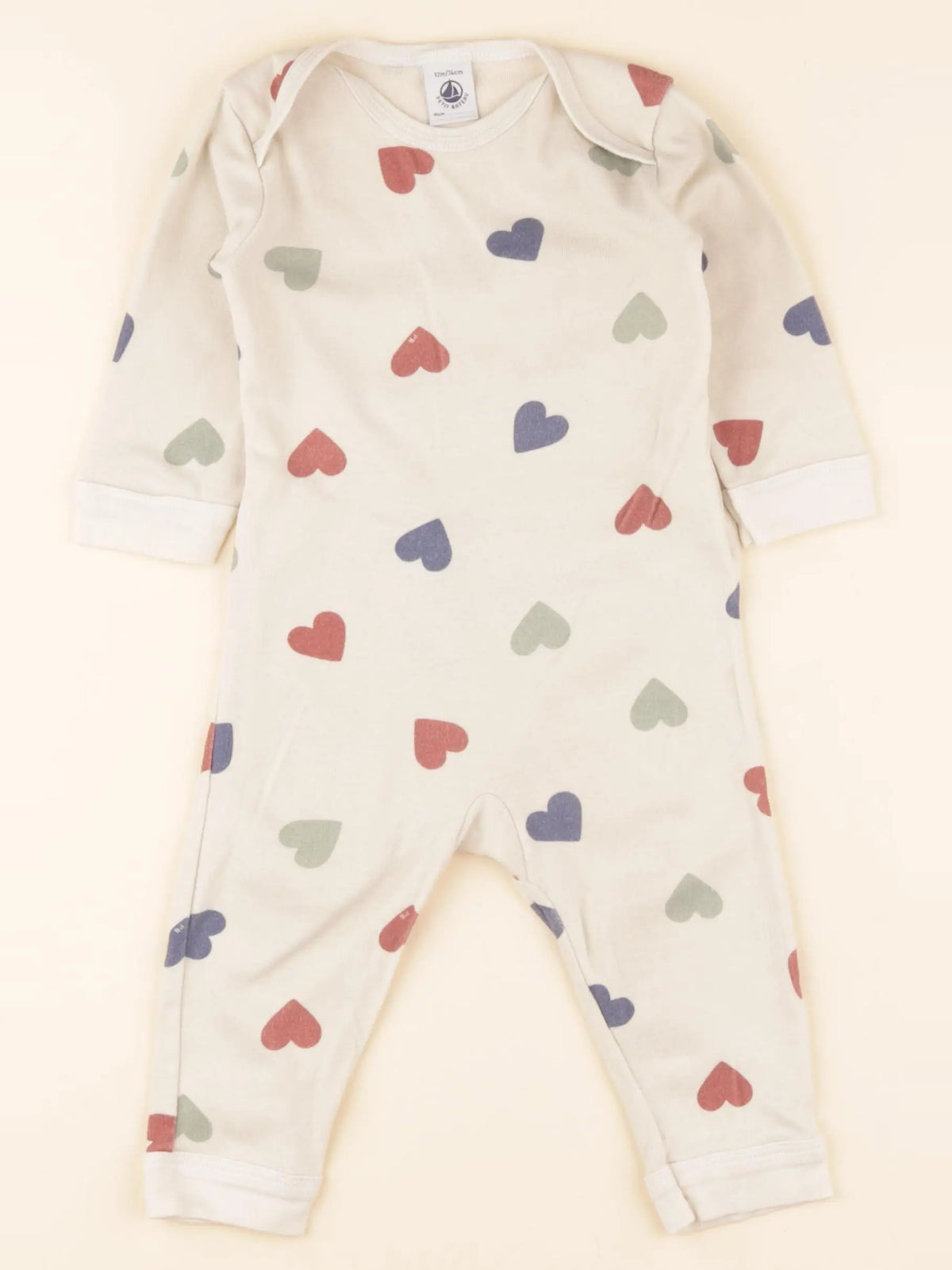 Pyjama coton beige