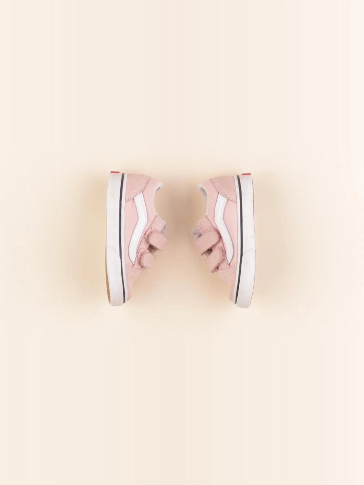 Vans - tennis à scratch/ lacets rose - pointure 21