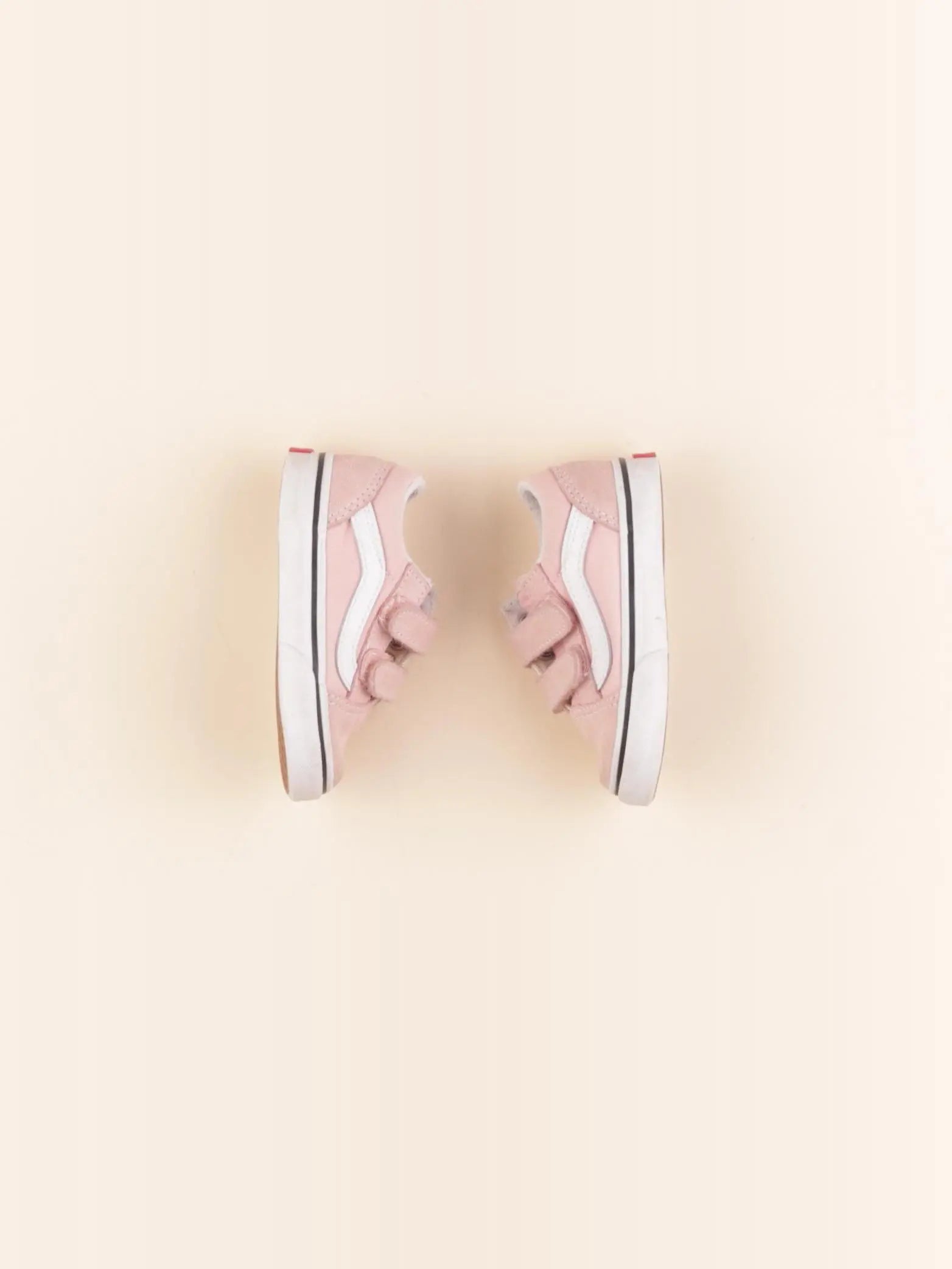 Vans - tennis à scratch/ lacets rose - pointure 21