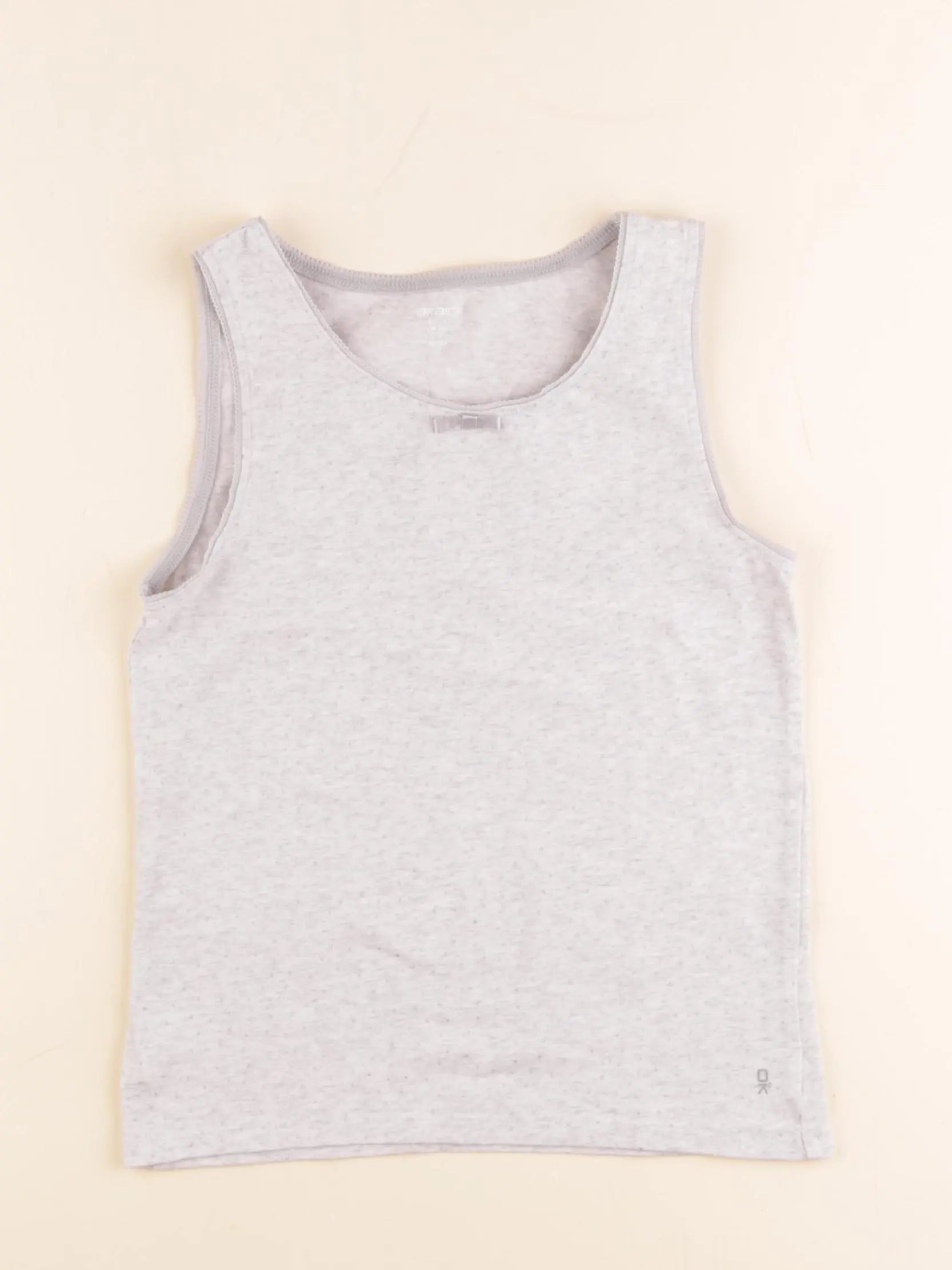 Okaidi - maillot de corps gris - 8 ans