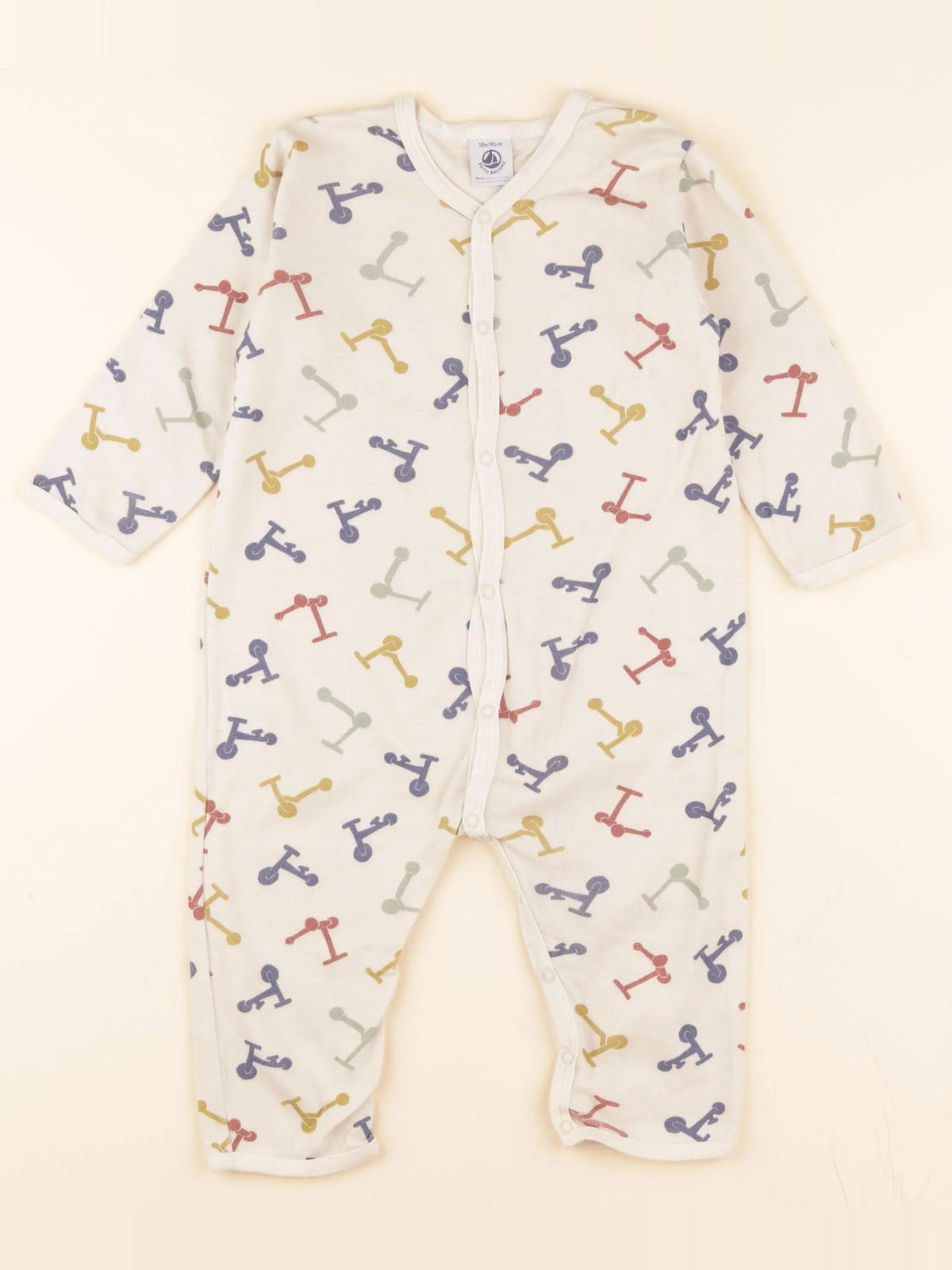 Pyjama coton beige