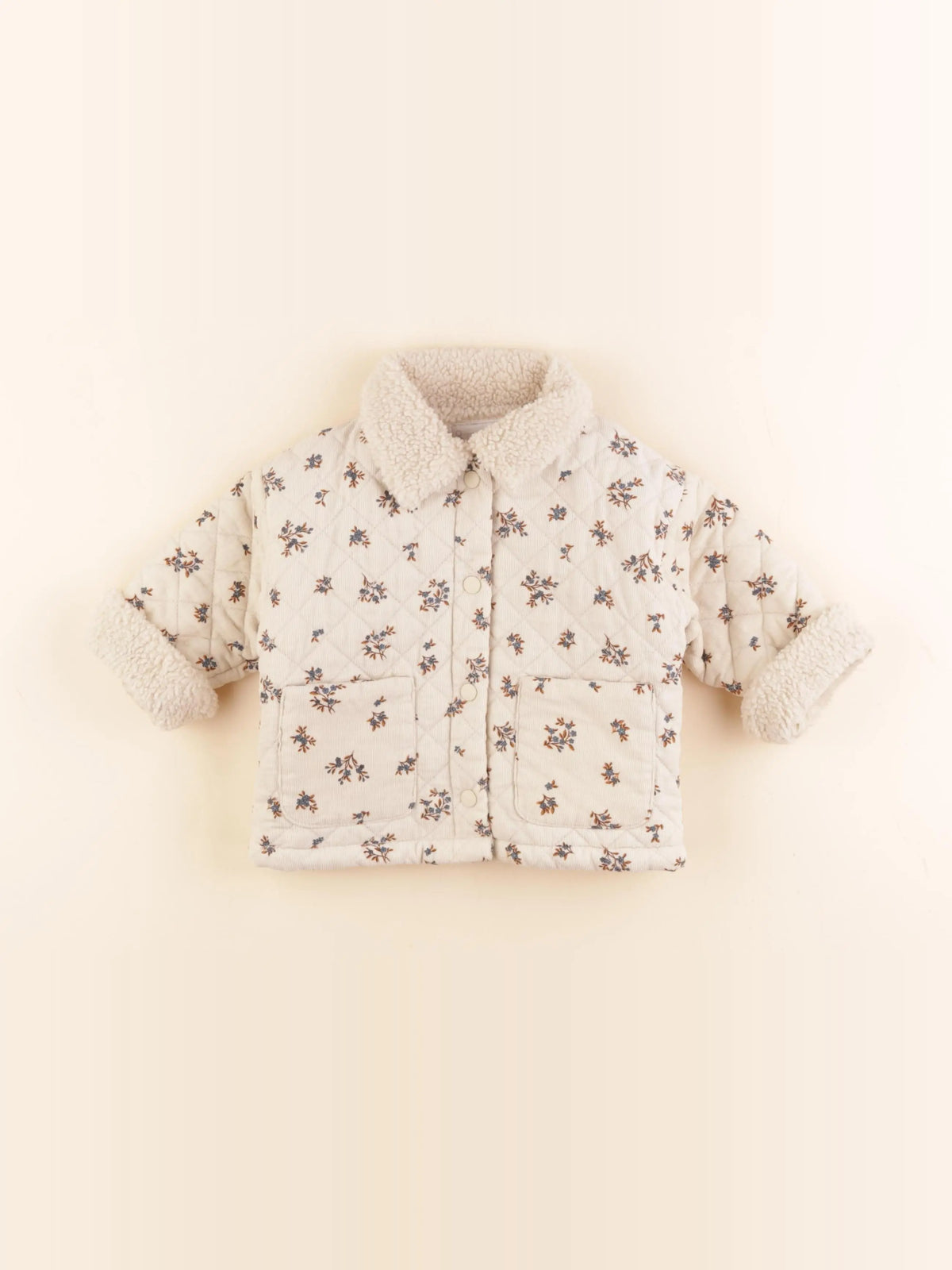 Vertbaudet - veste doublé beige - 9 mois