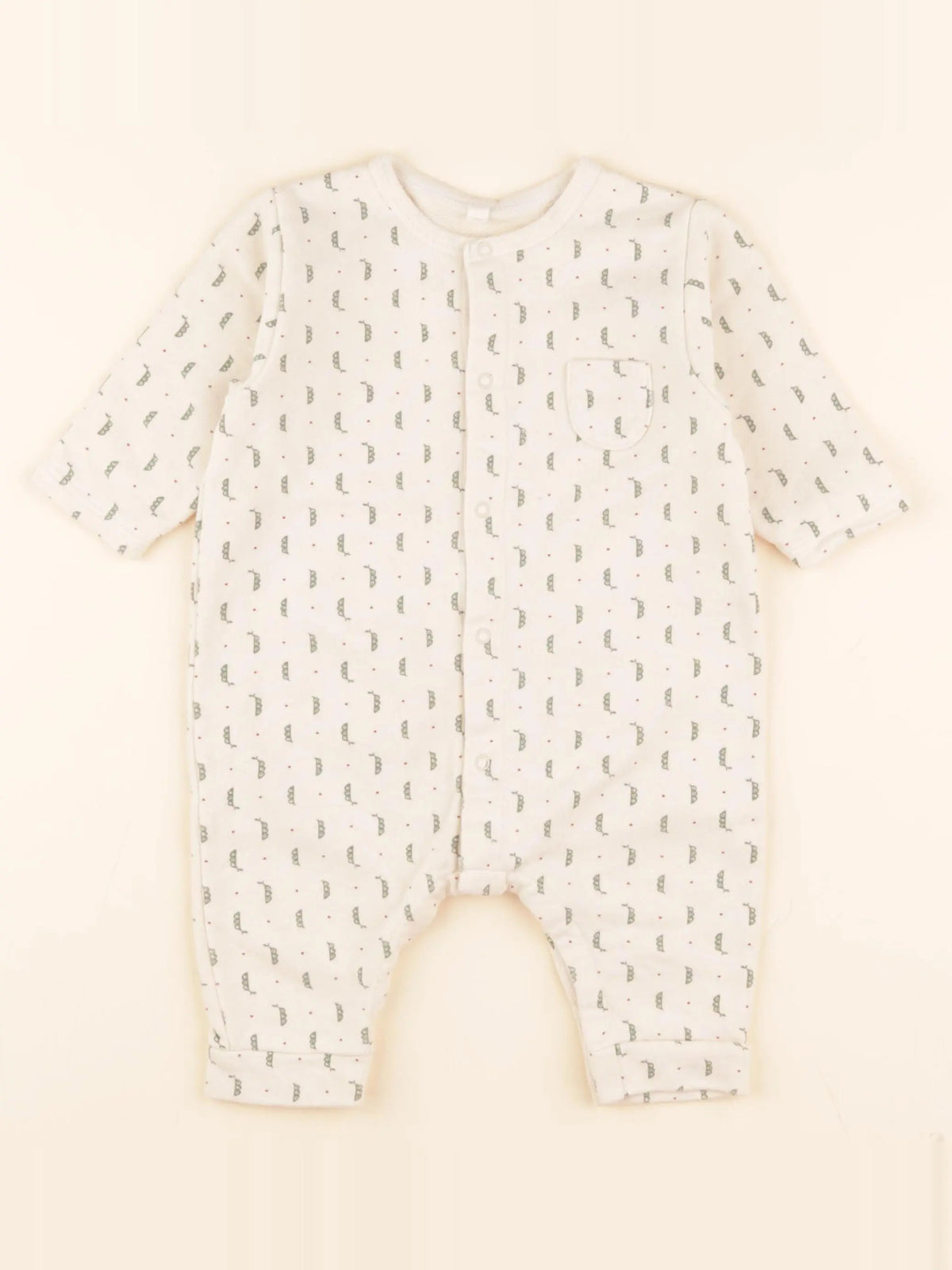 Pyjama coton beige