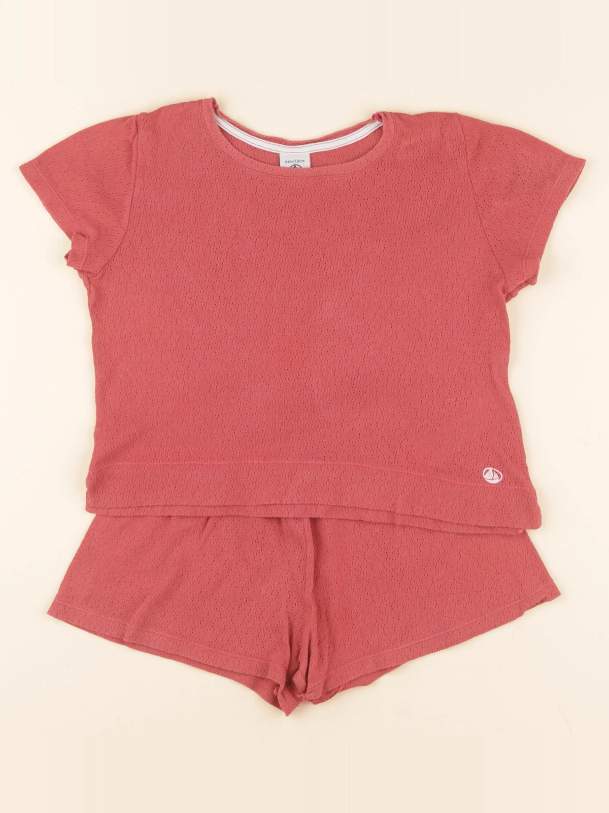 Pyjama coton rose
