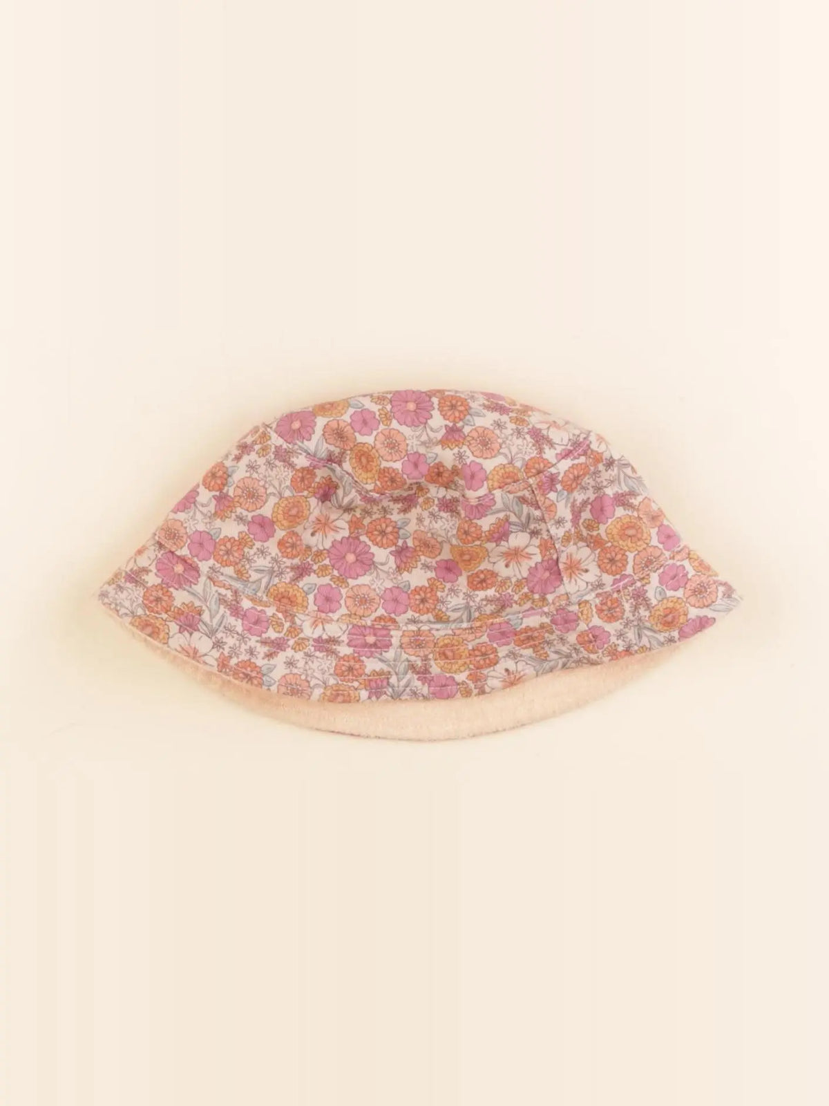 Vertbaudet - chapeau réversible multicolore - 2/3 ans