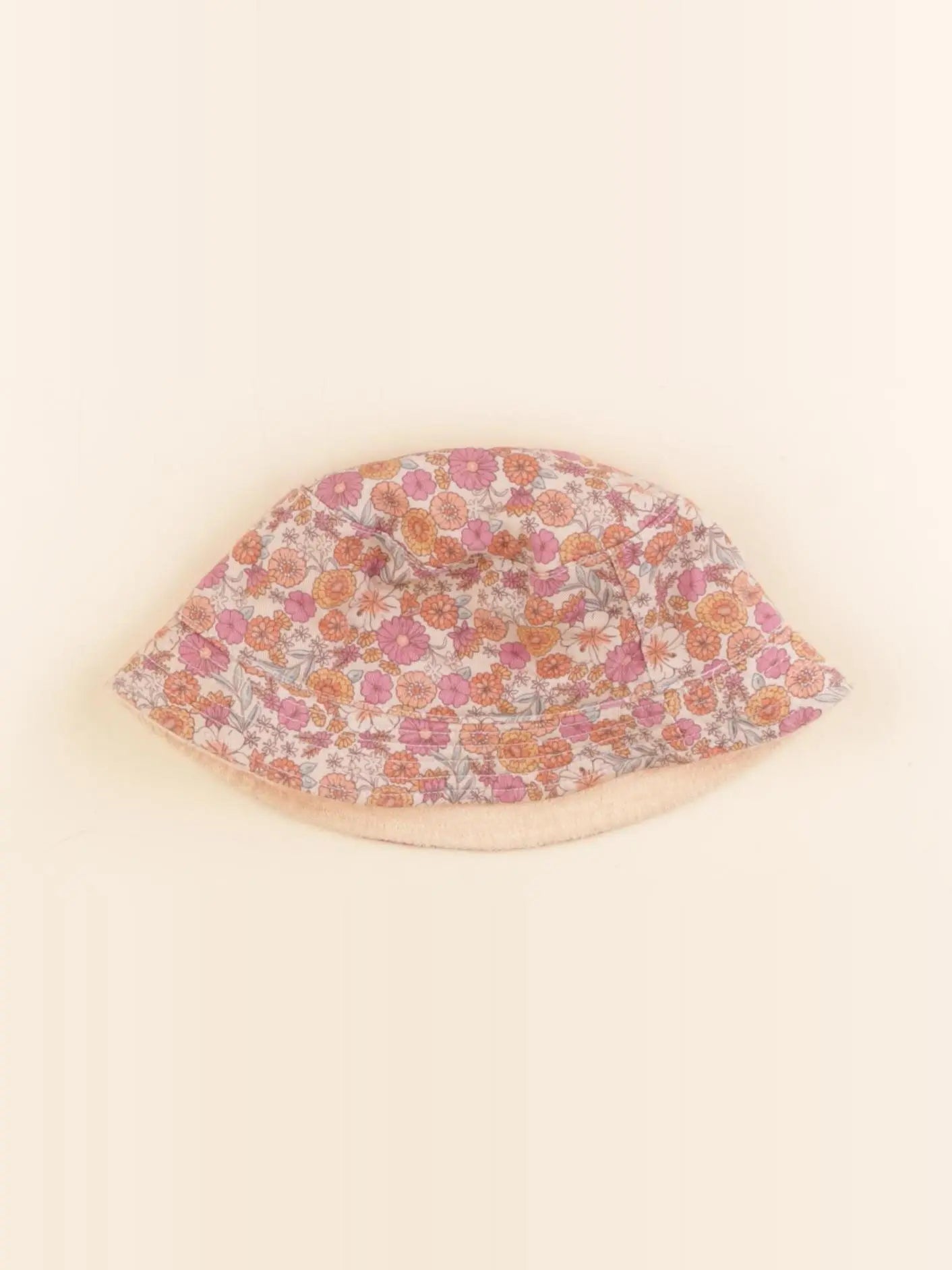 Vertbaudet - chapeau réversible multicolore - 2/3 ans
