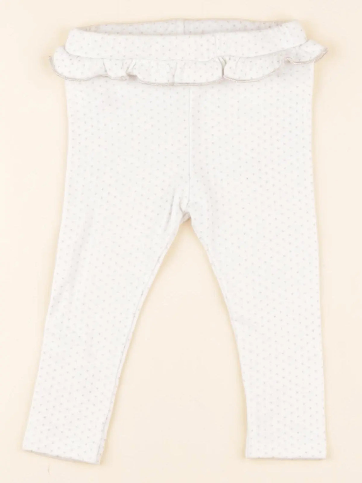 Legging beige, argent