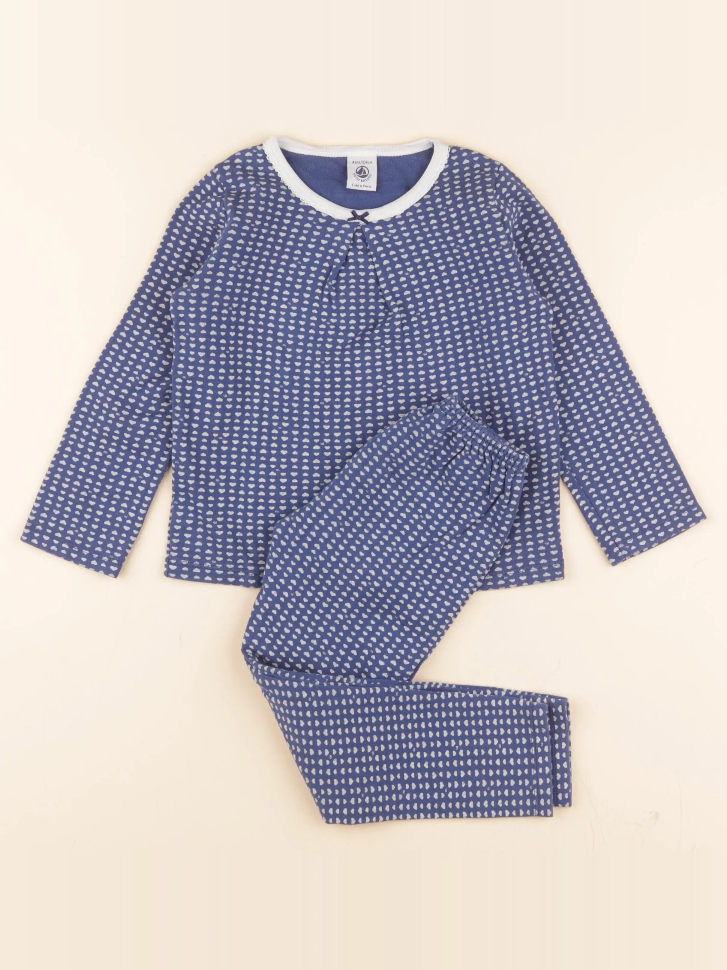 Pyjama coton bleu
