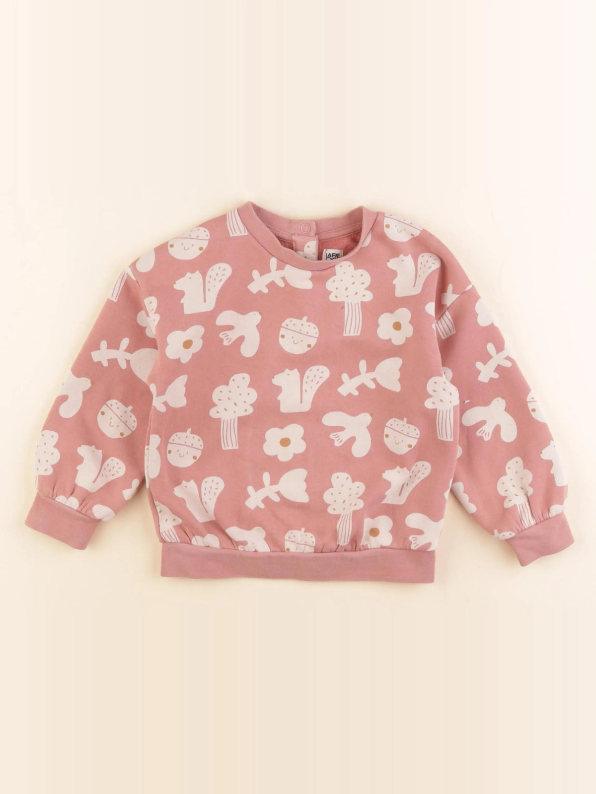 La Redoute - sweat rose - 3 ans