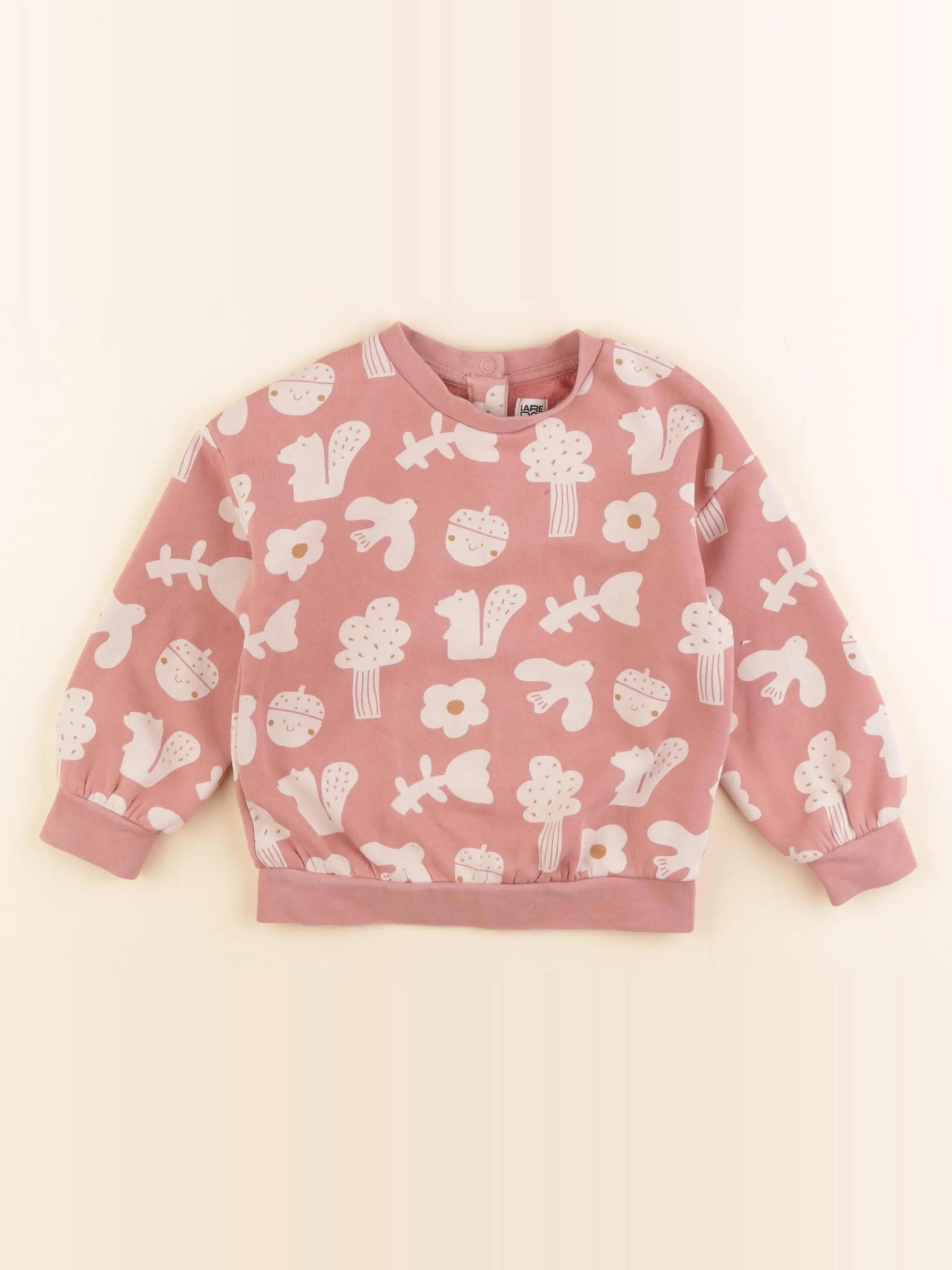 La Redoute - sweat rose - 3 ans