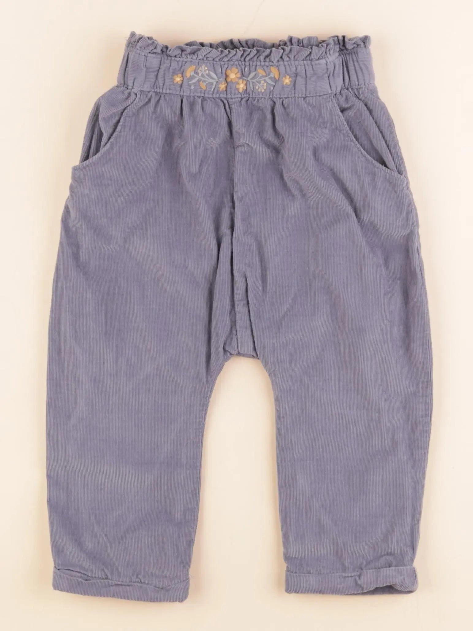 Sergent Major - pantalon doublé bleu - 24 mois